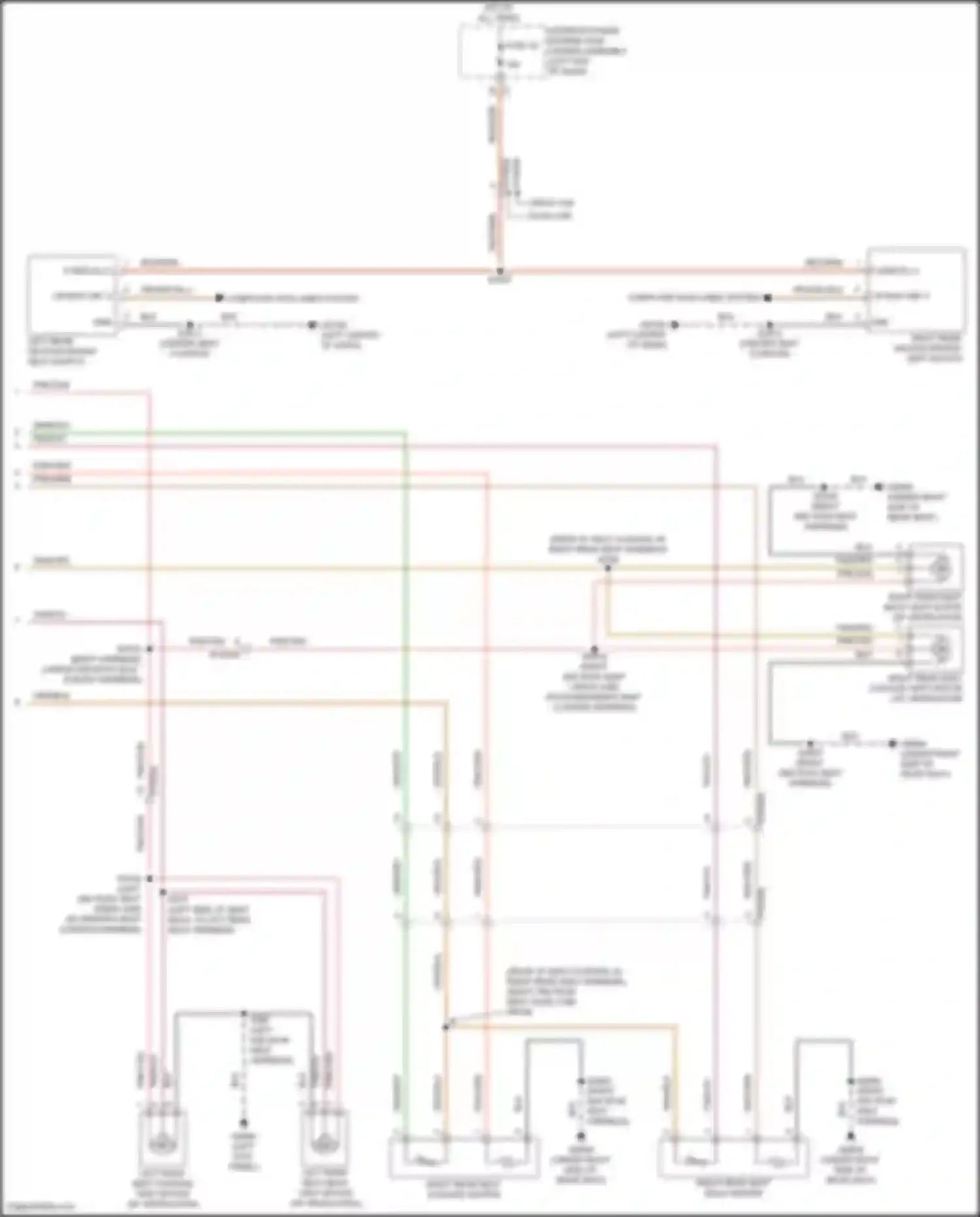 1500 RAM V (2018-2024): Rear heated seats circuit (2 of 2)