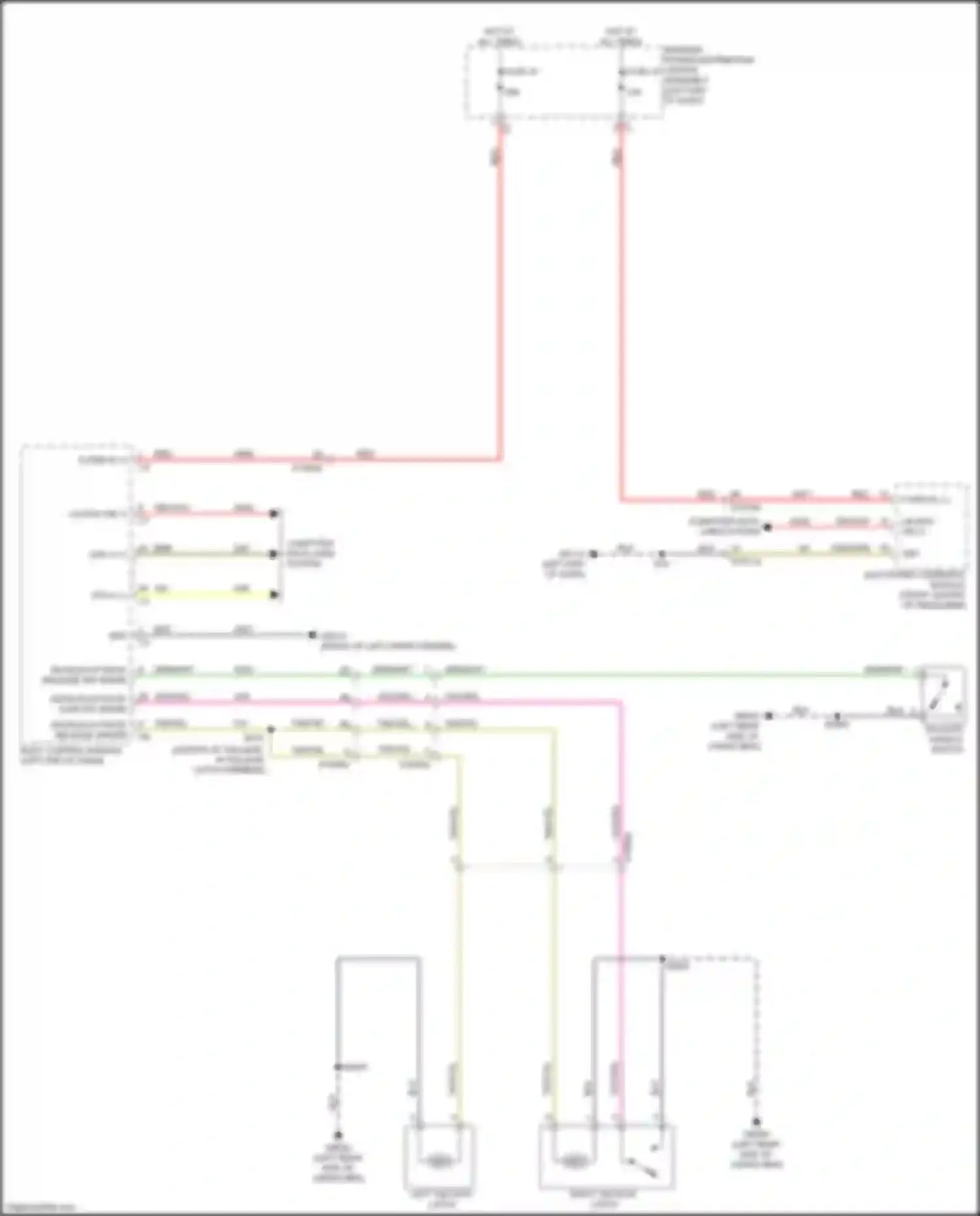1500 RAM V (2018-2024): Deck lid release circuit