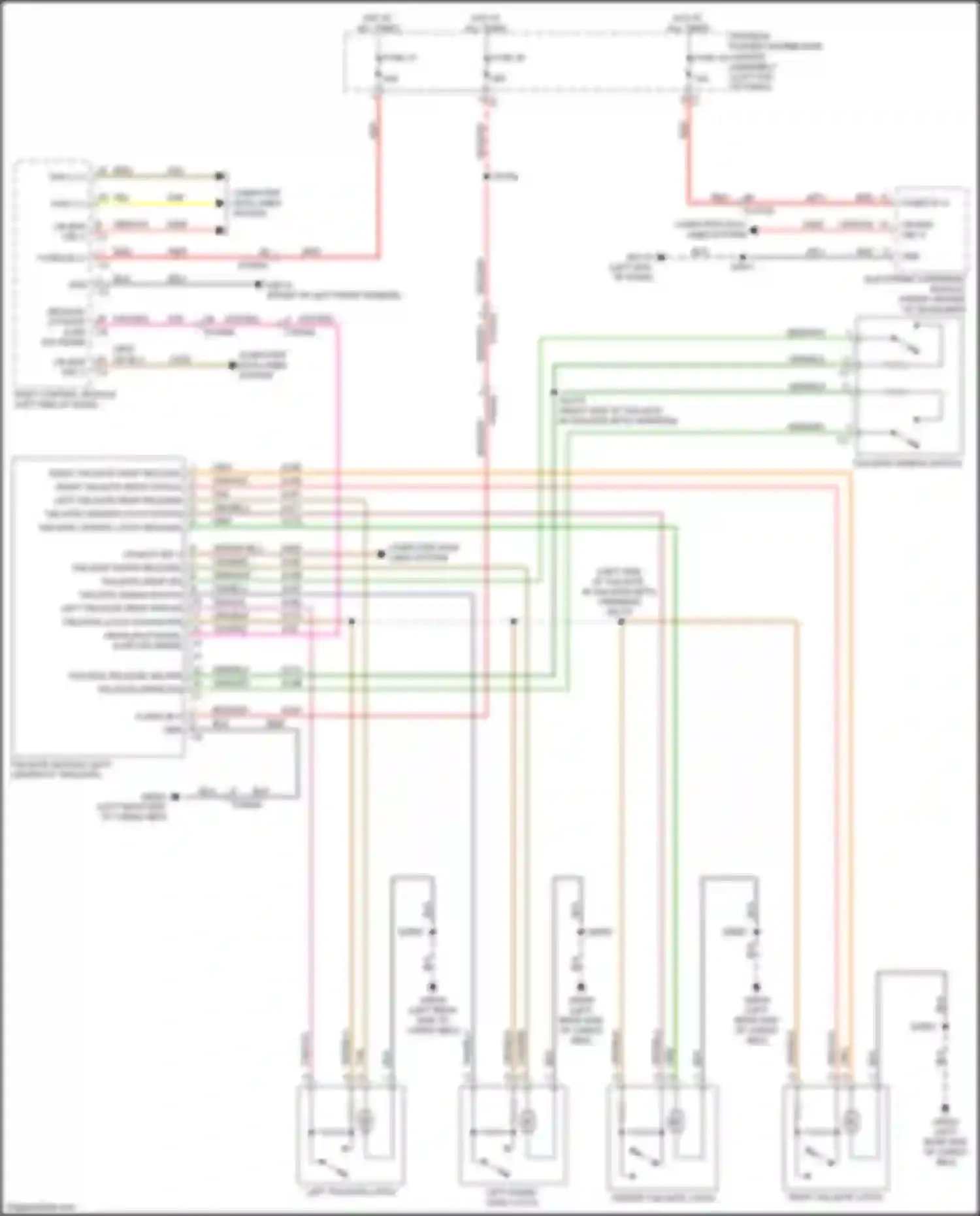 1500 RAM V (2018-2024): Power tailgate circuit