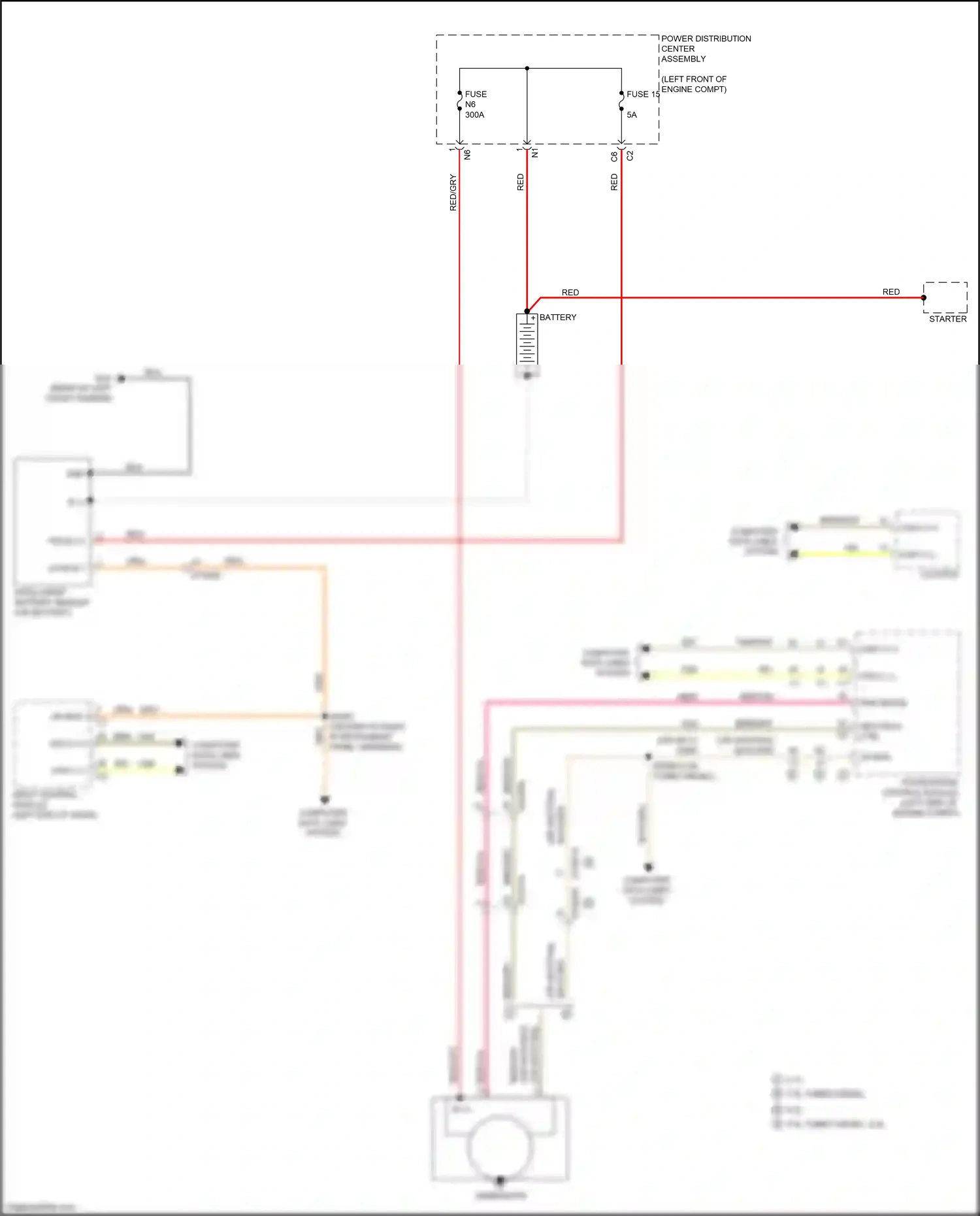 Wiring diagram 5.7l for RAM 1500 V (2018-2024) (1 of 4)