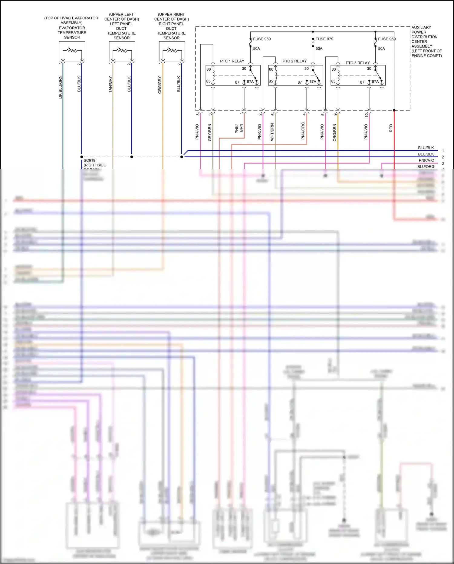 Wiring diagram a/c compressor clutch for RAM 1500 V (2018-2024) (2 of 6)