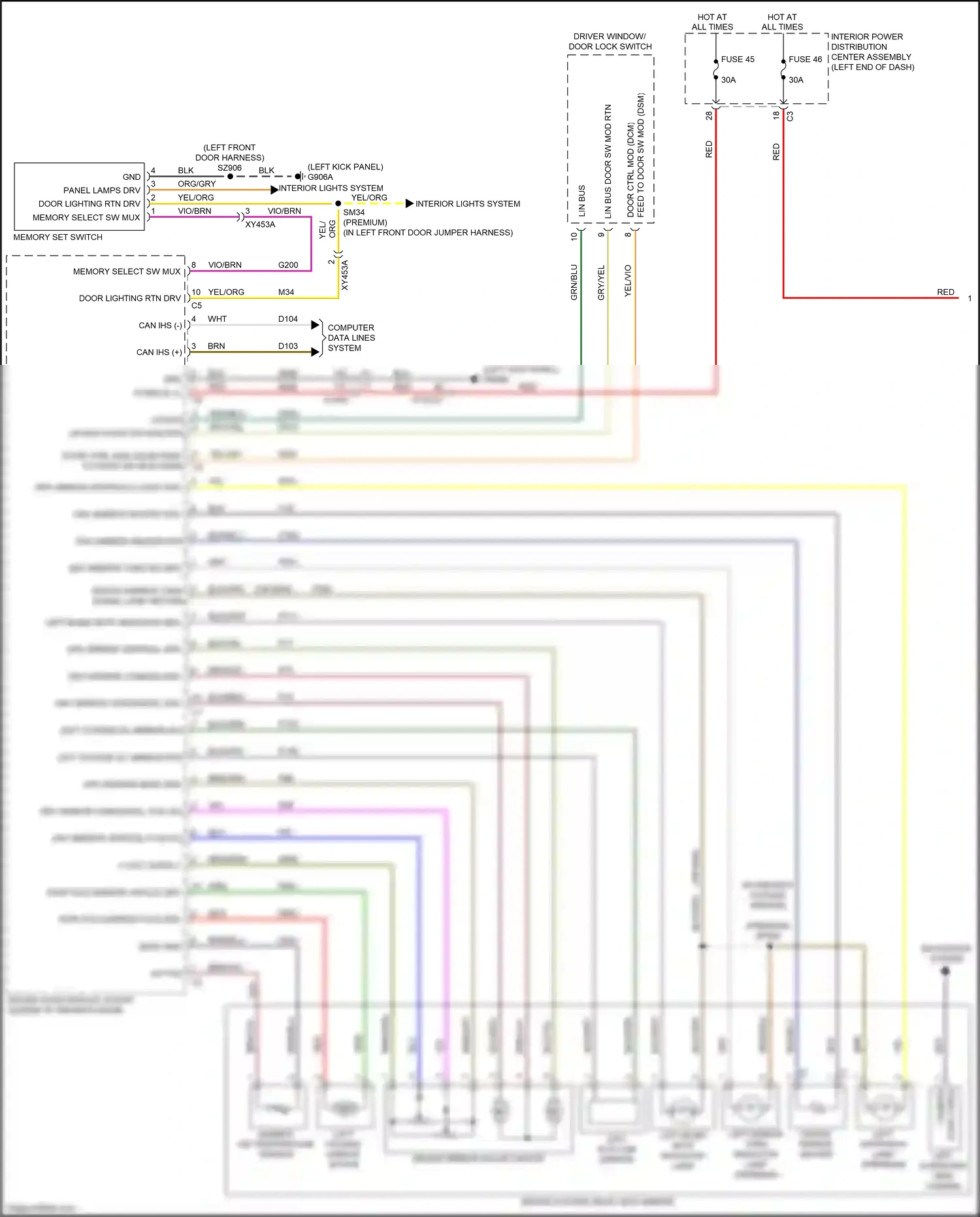 Wiring diagram ambient air temperature sensor for RAM 1500 V (2018-2024) (5 of 8)