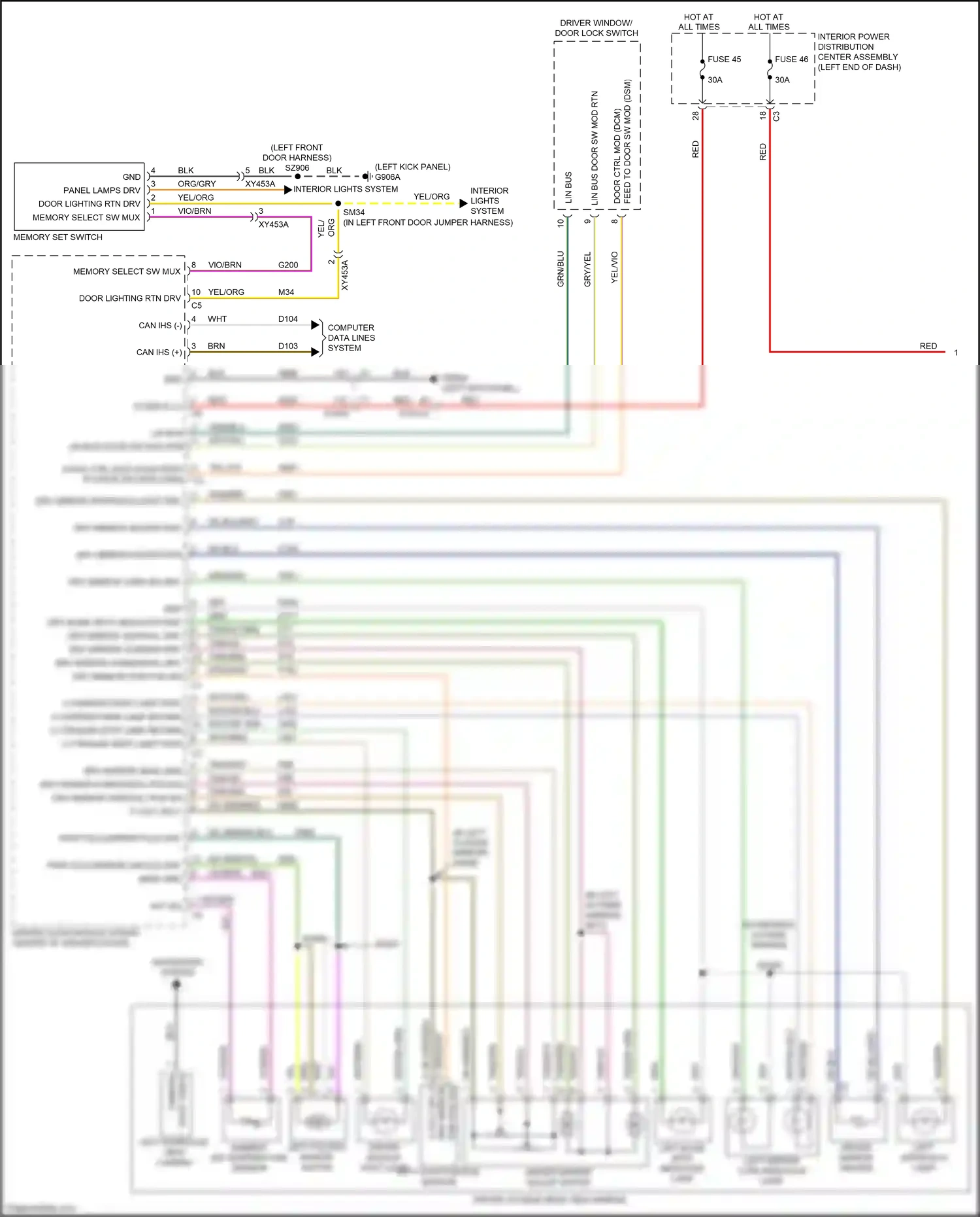Wiring diagram coax cable for RAM 1500 V (2018-2024) (4 of 13)