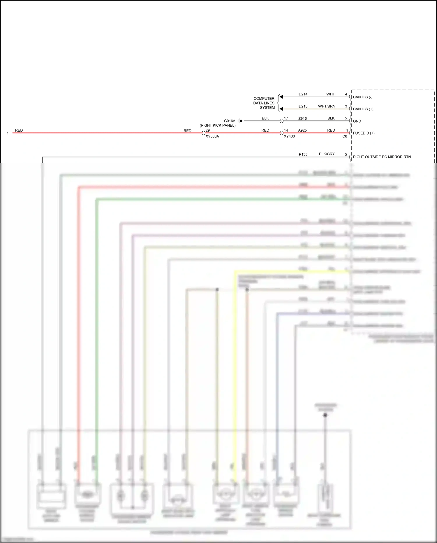 Wiring diagram coax cable for RAM 1500 V (2018-2024) (10 of 13)
