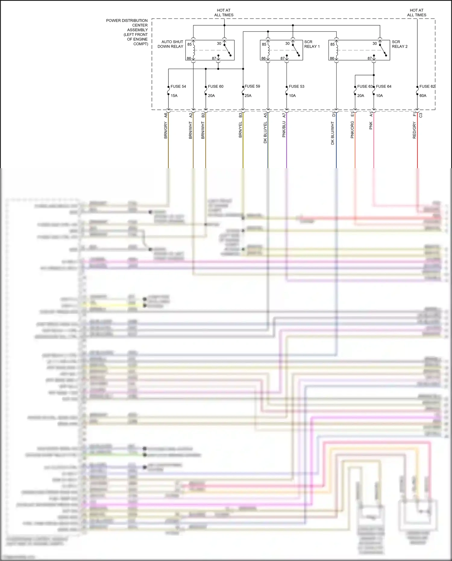 Wiring diagram dk blu/yel for RAM 1500 V (2018-2024) (15 of 32)