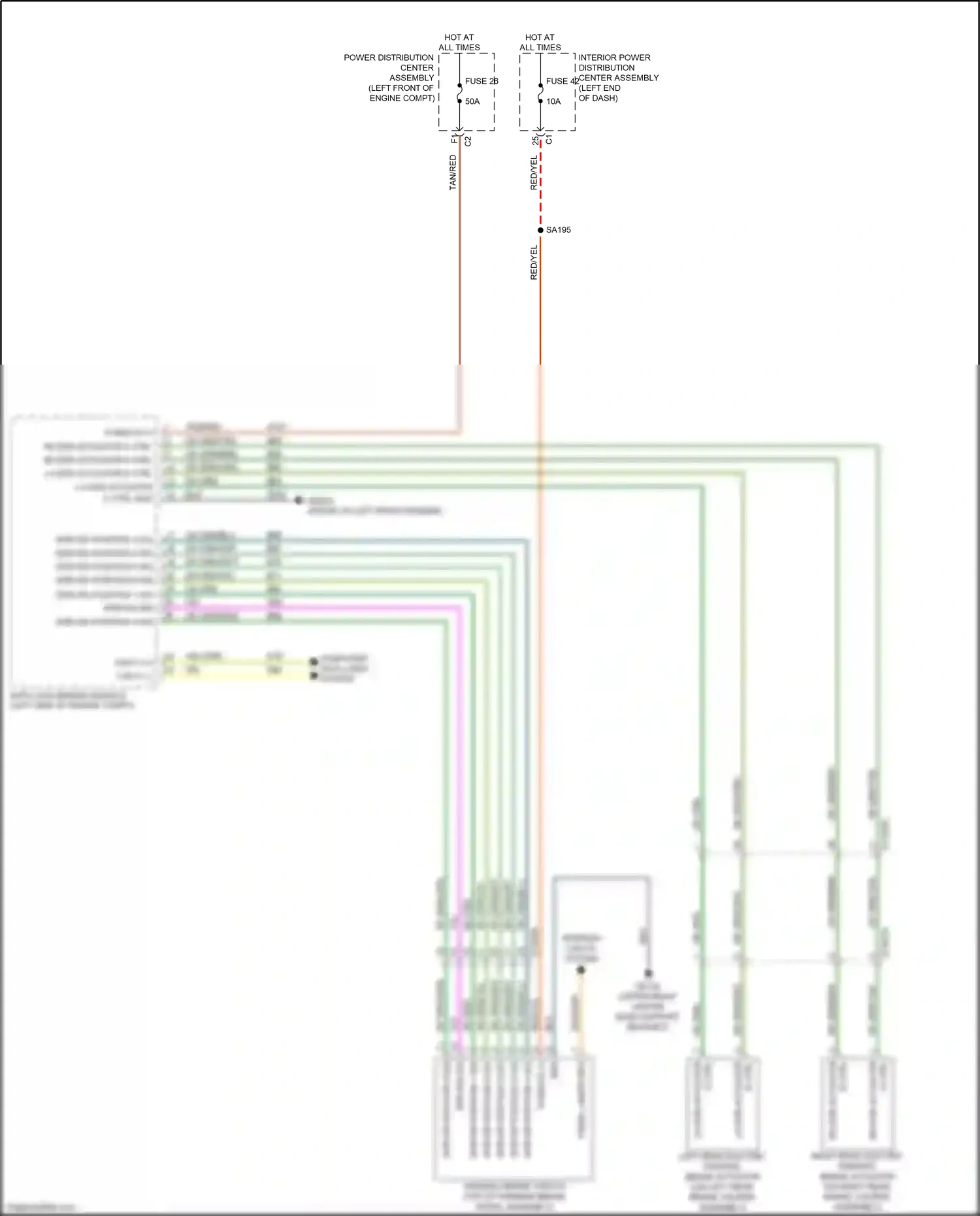 Wiring diagram dk grn/tan for RAM 1500 V (2018-2024) (8 of 13)