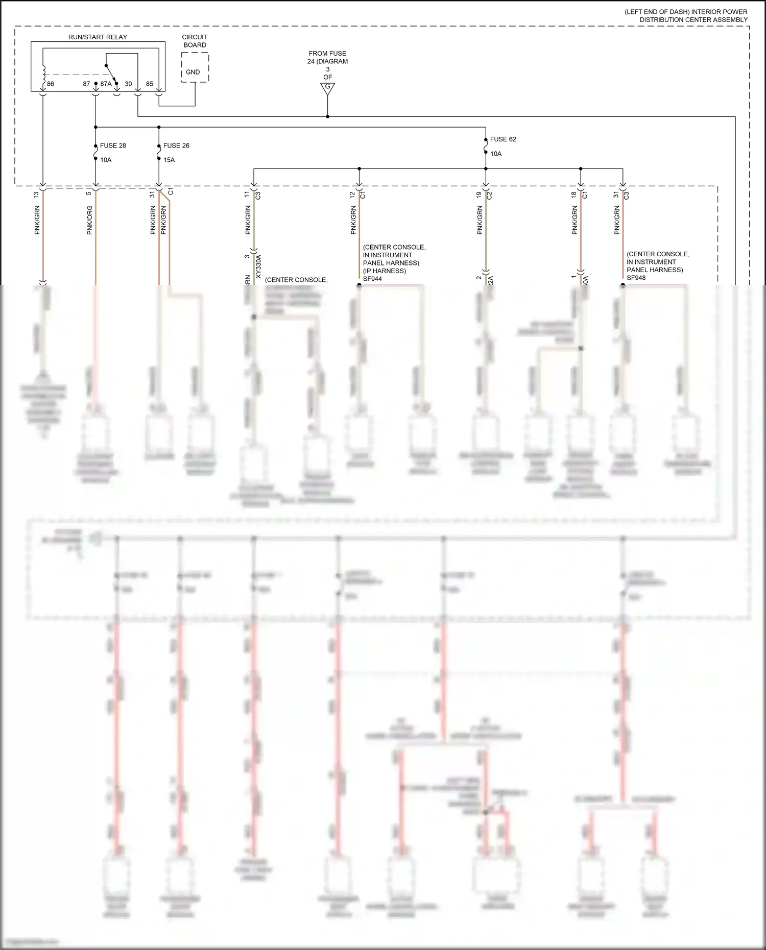Wiring diagram driver seat memory module for RAM 1500 V (2018-2024) (2 of 2)