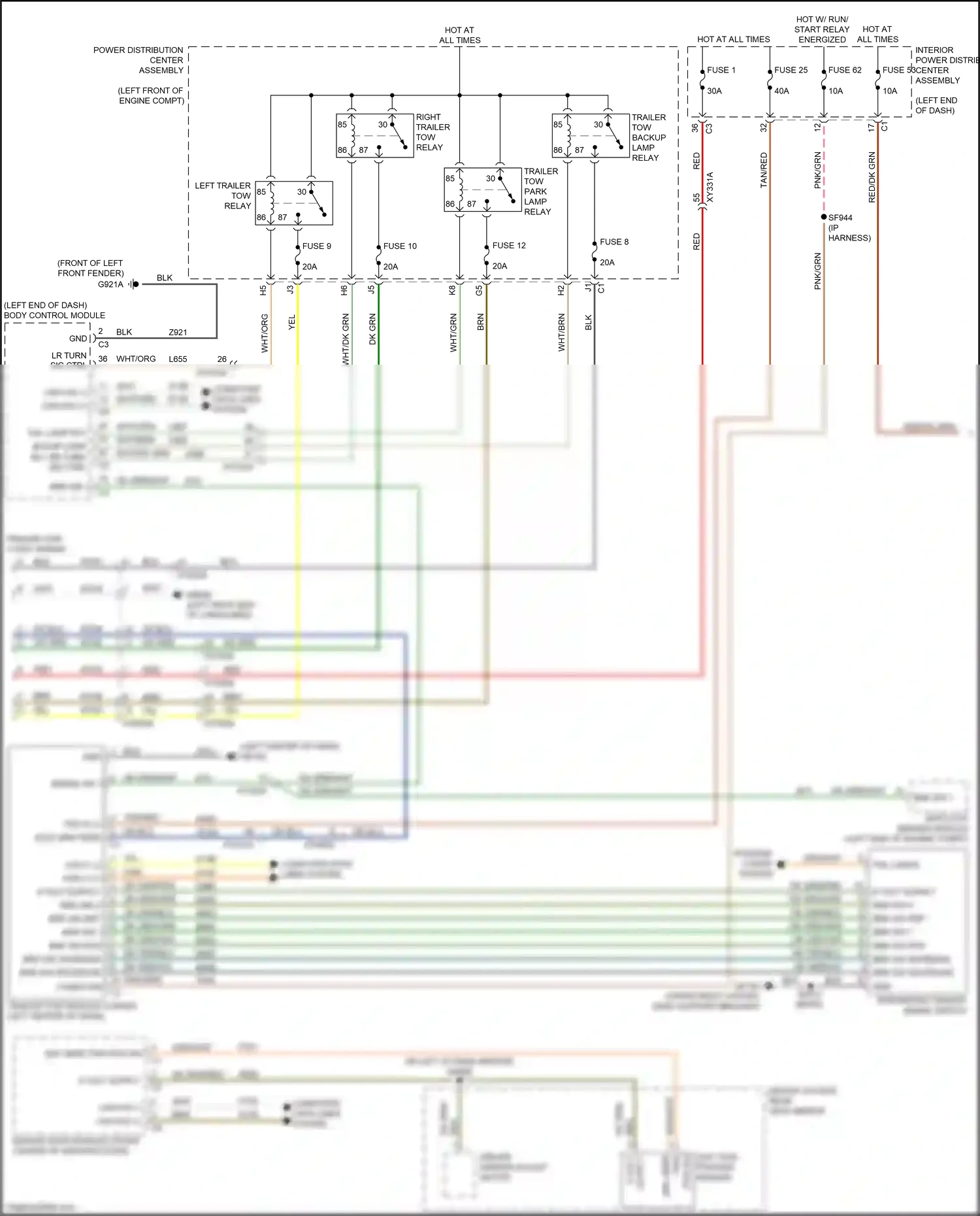 Wiring diagram drv mirr for RAM 1500 V (2018-2024) (1 of 1)
