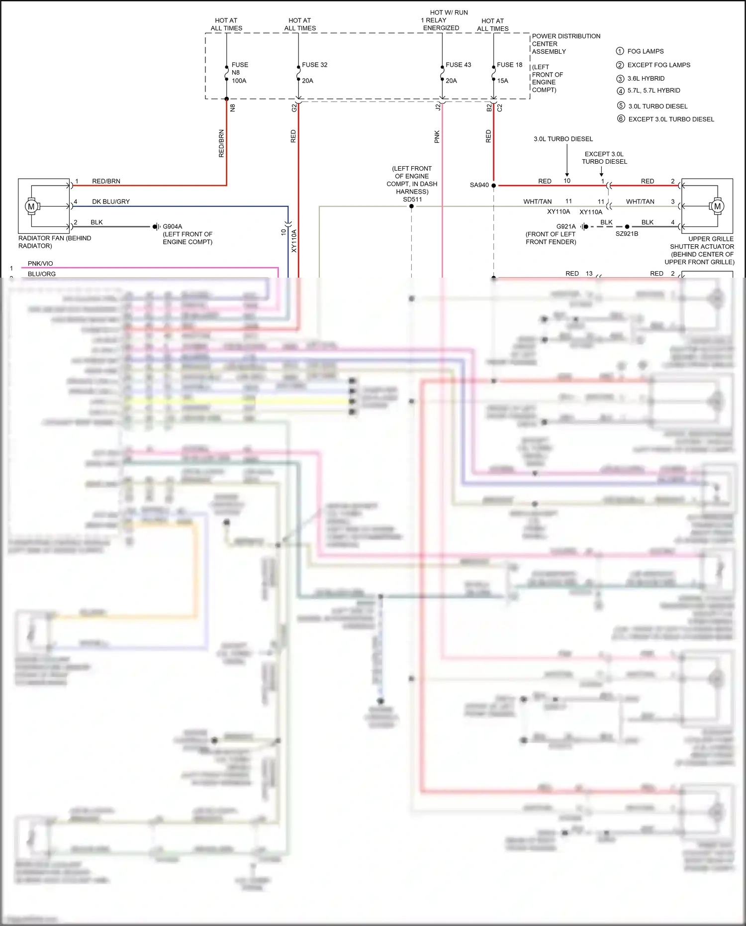 Wiring diagram fuse 18 for RAM 1500 V (2018-2024) (4 of 8)