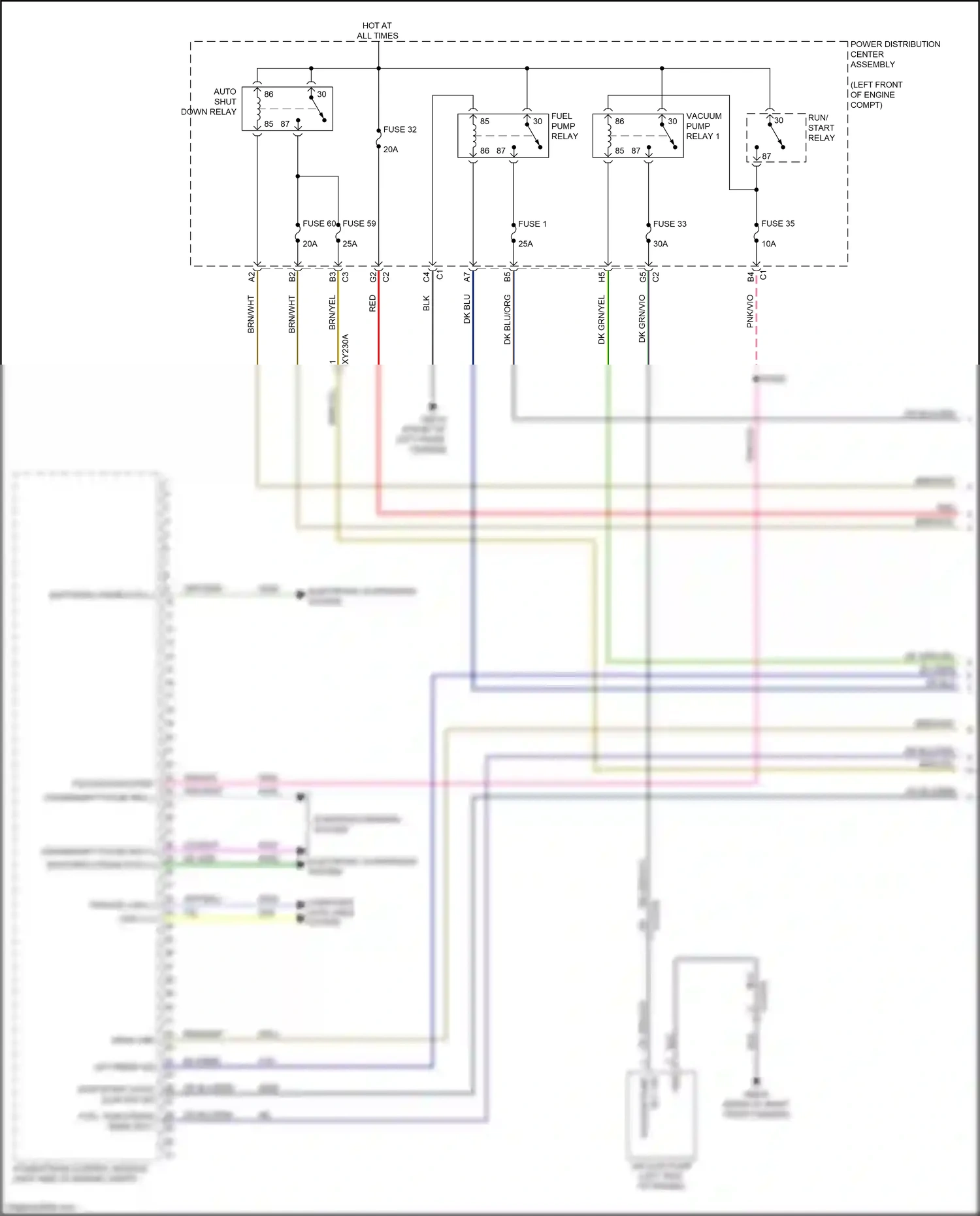 Wiring diagram fuse 32 for RAM 1500 V (2018-2024) (11 of 13)