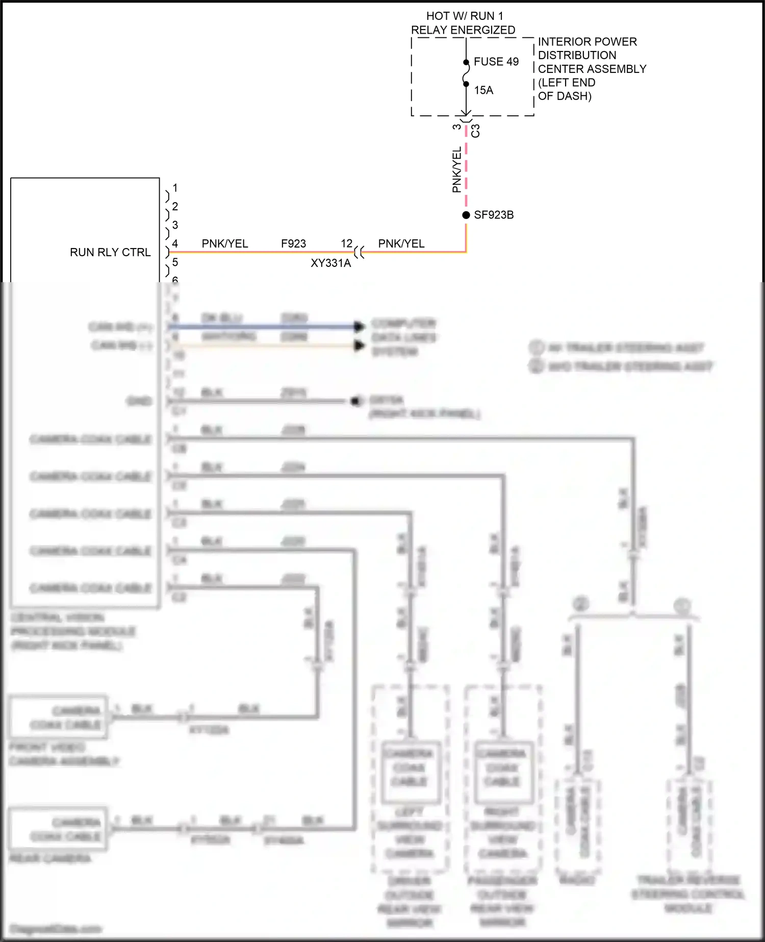 Wiring diagram fuse 49 for RAM 1500 V (2018-2024) (1 of 5)