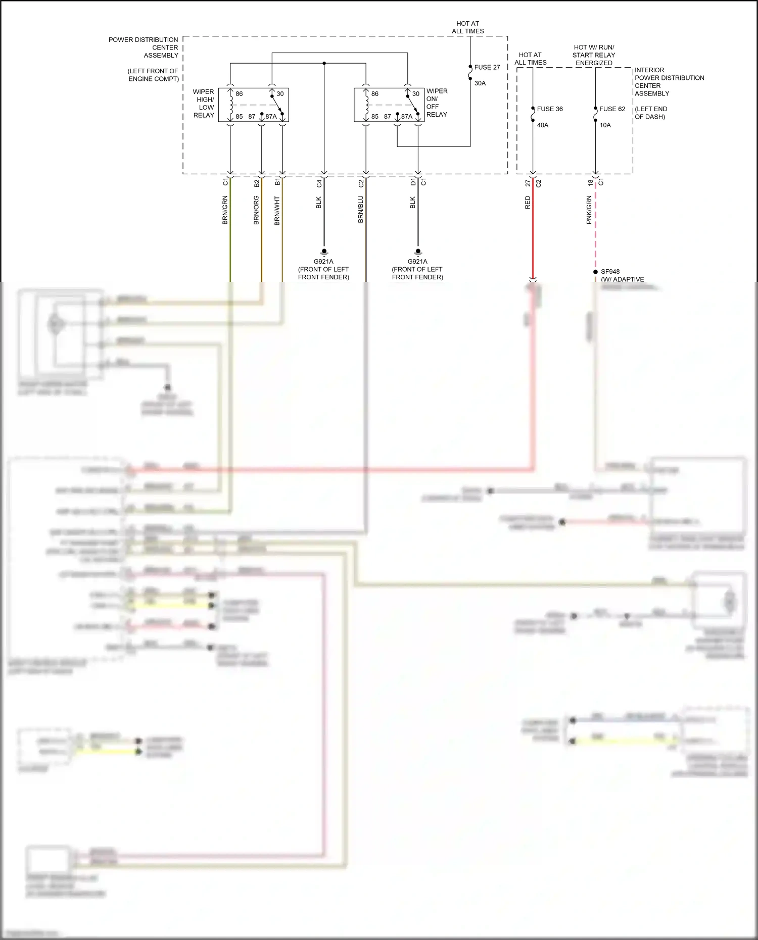 Wiring diagram pnk/grn for RAM 1500 V (2018-2024) (20 of 27)