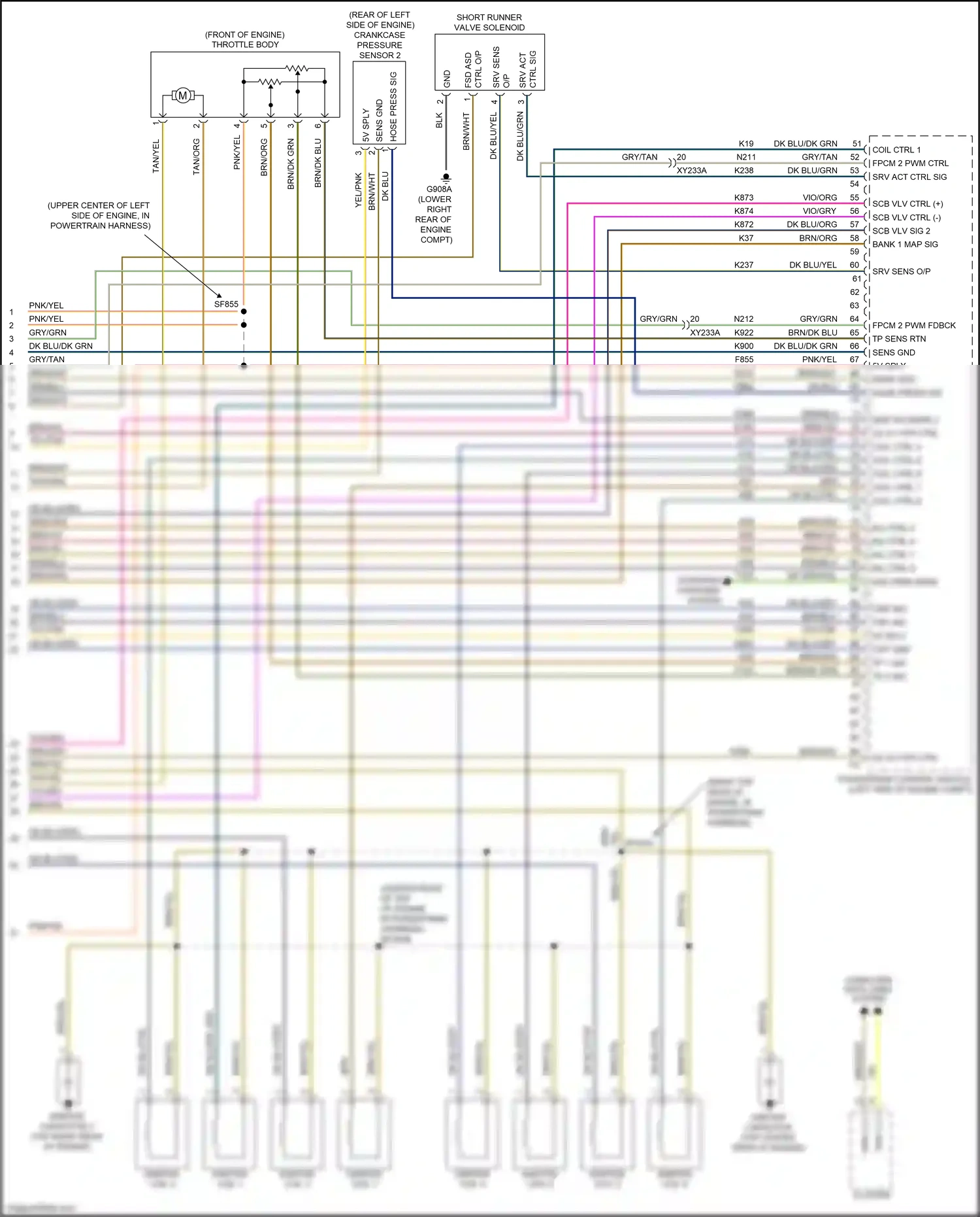 Wiring diagram srv sens for RAM 1500 V (2018-2024) (1 of 1)