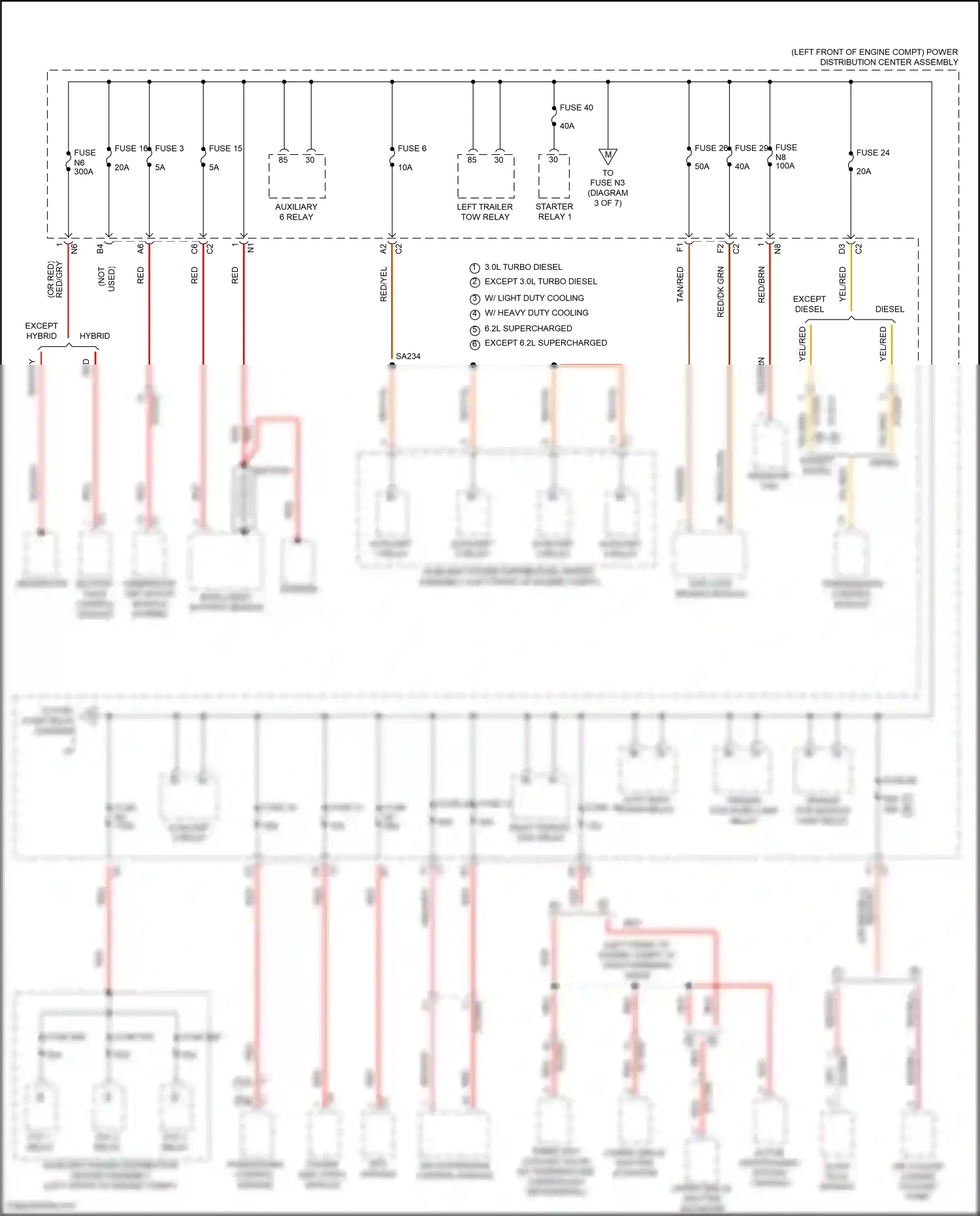 Wiring diagram tan/red for RAM 1500 V (2018-2024) (5 of 7)