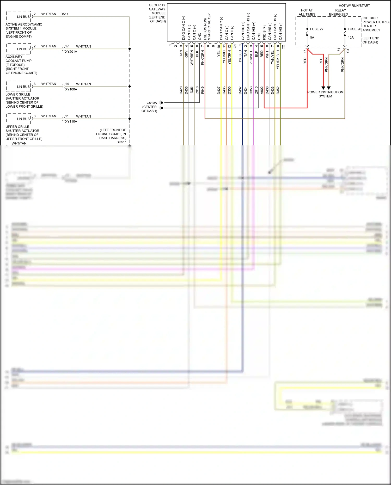 Wiring diagram tan/yel for RAM 1500 V (2018-2024) (15 of 25)