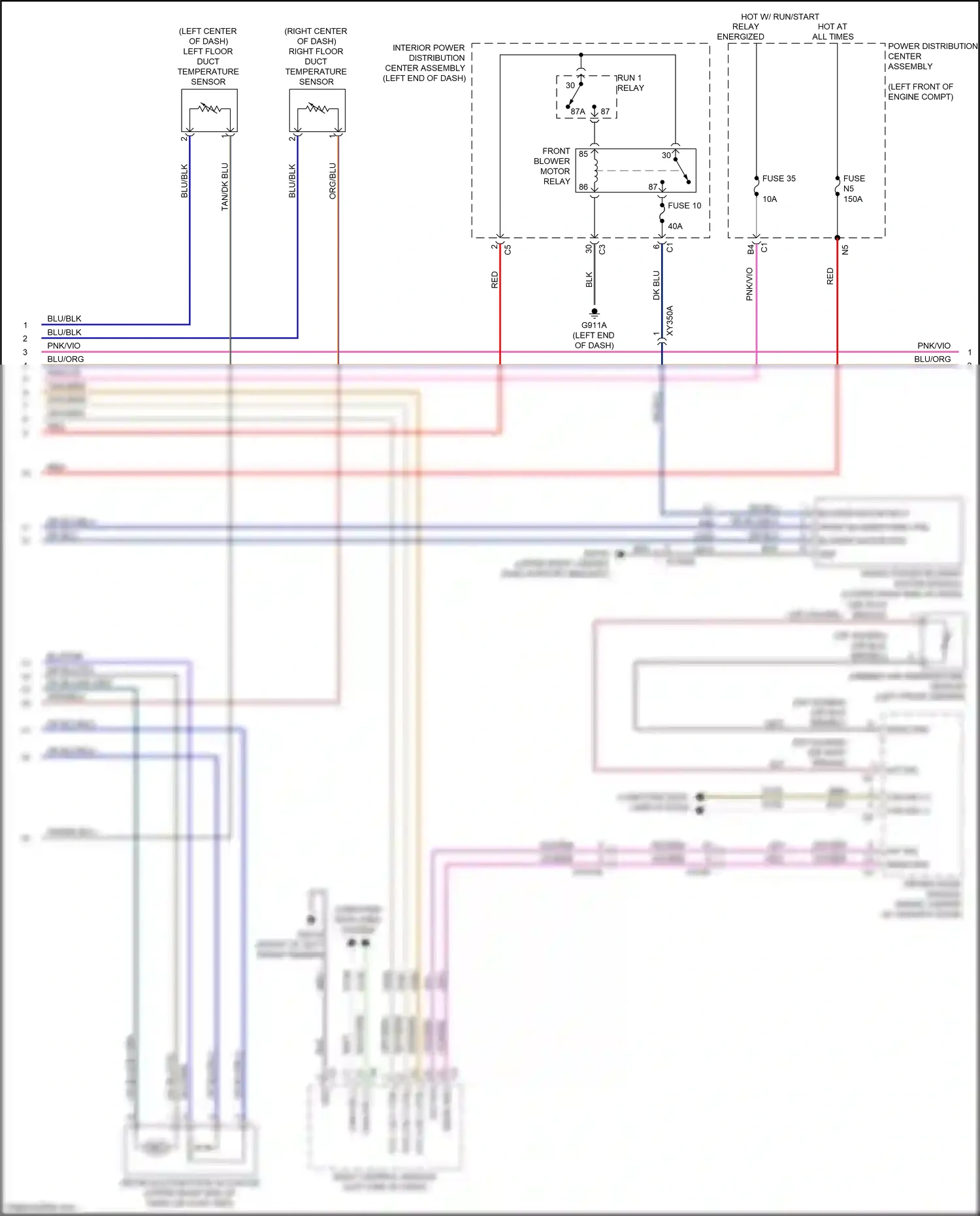 Wiring diagram vio/brn for RAM 1500 V (2018-2024) (1 of 38)