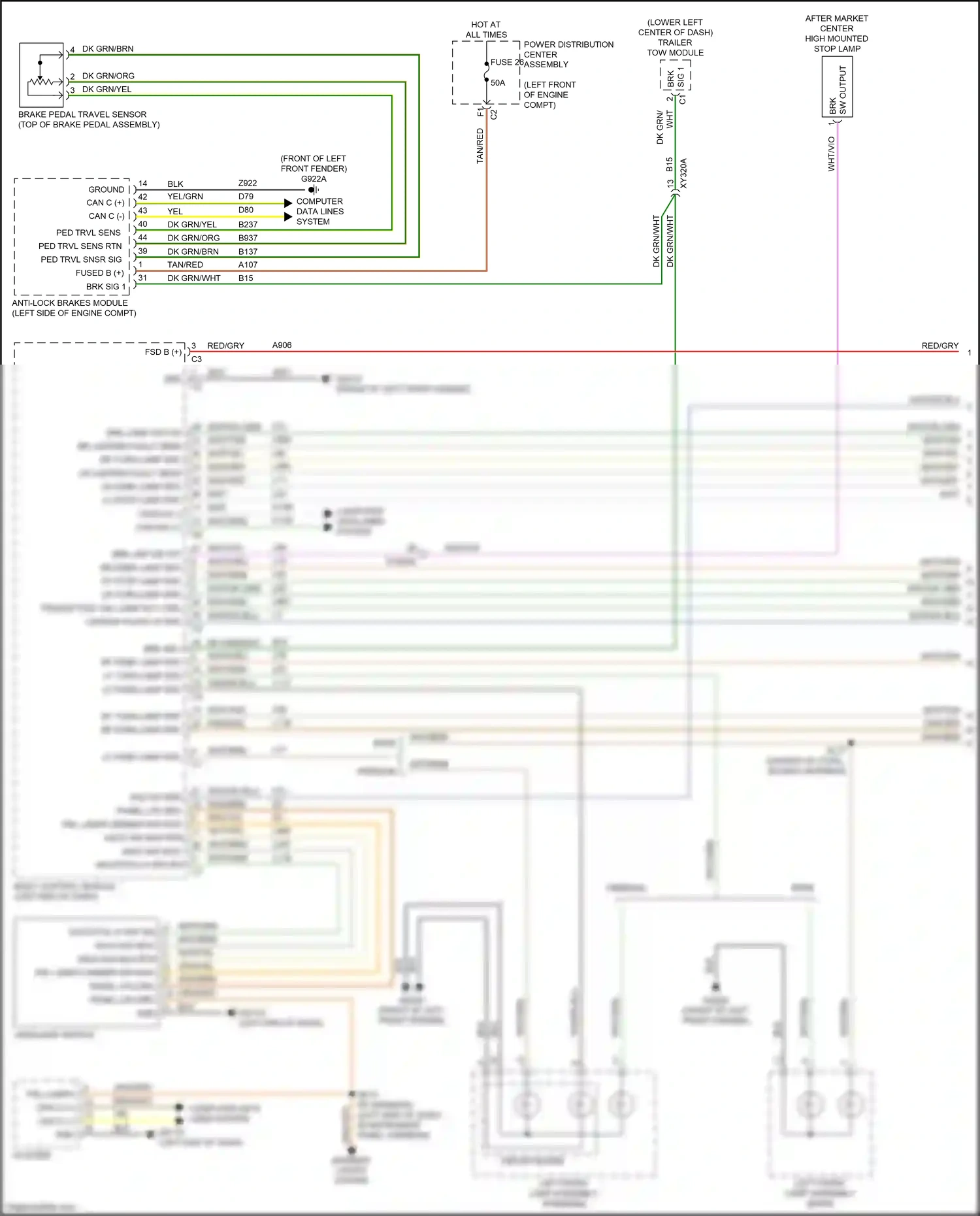 Wiring diagram wht/org for RAM 1500 V (2018-2024) (13 of 32)