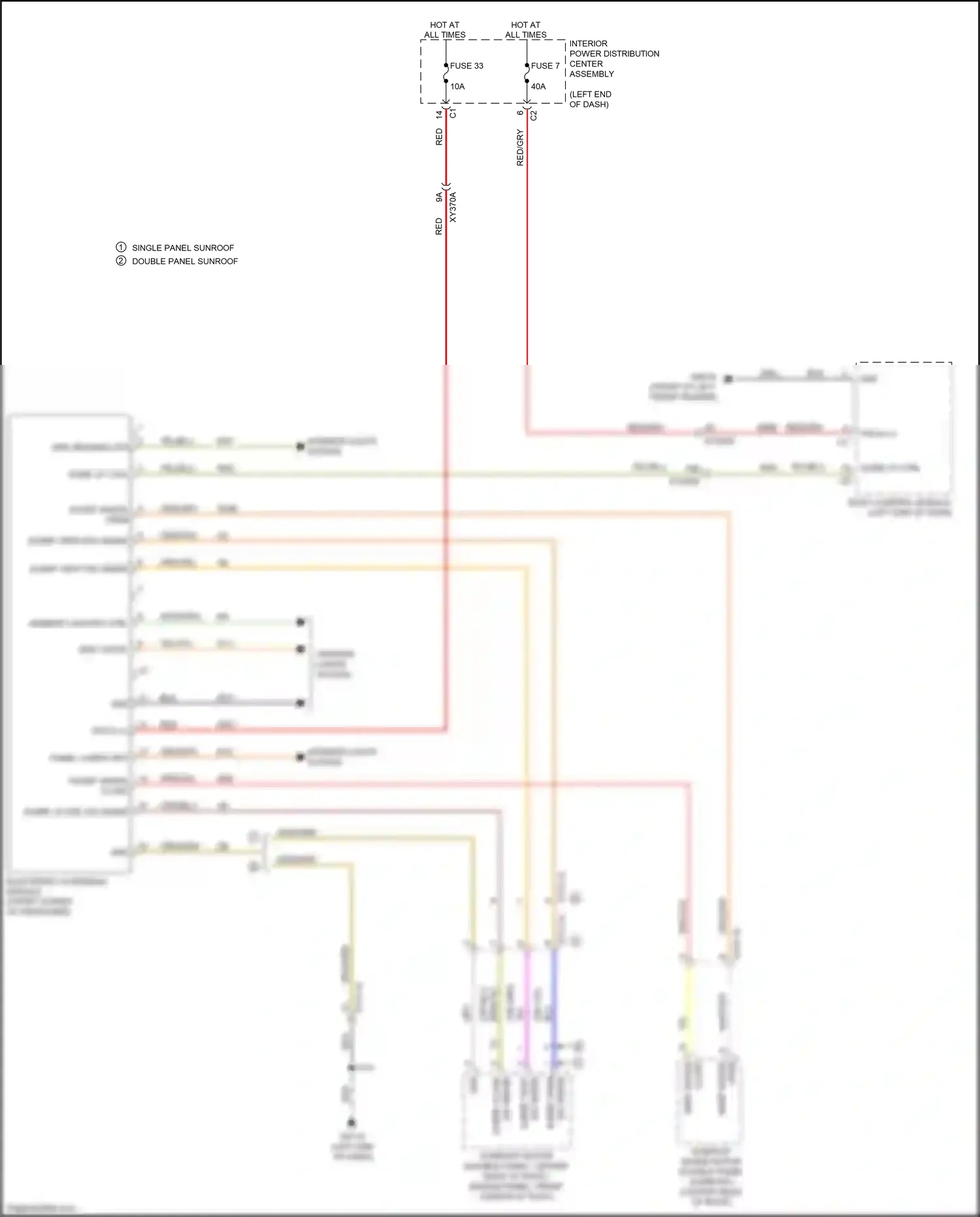 Wiring diagram yel/blu for RAM 1500 V (2018-2024) (9 of 14)