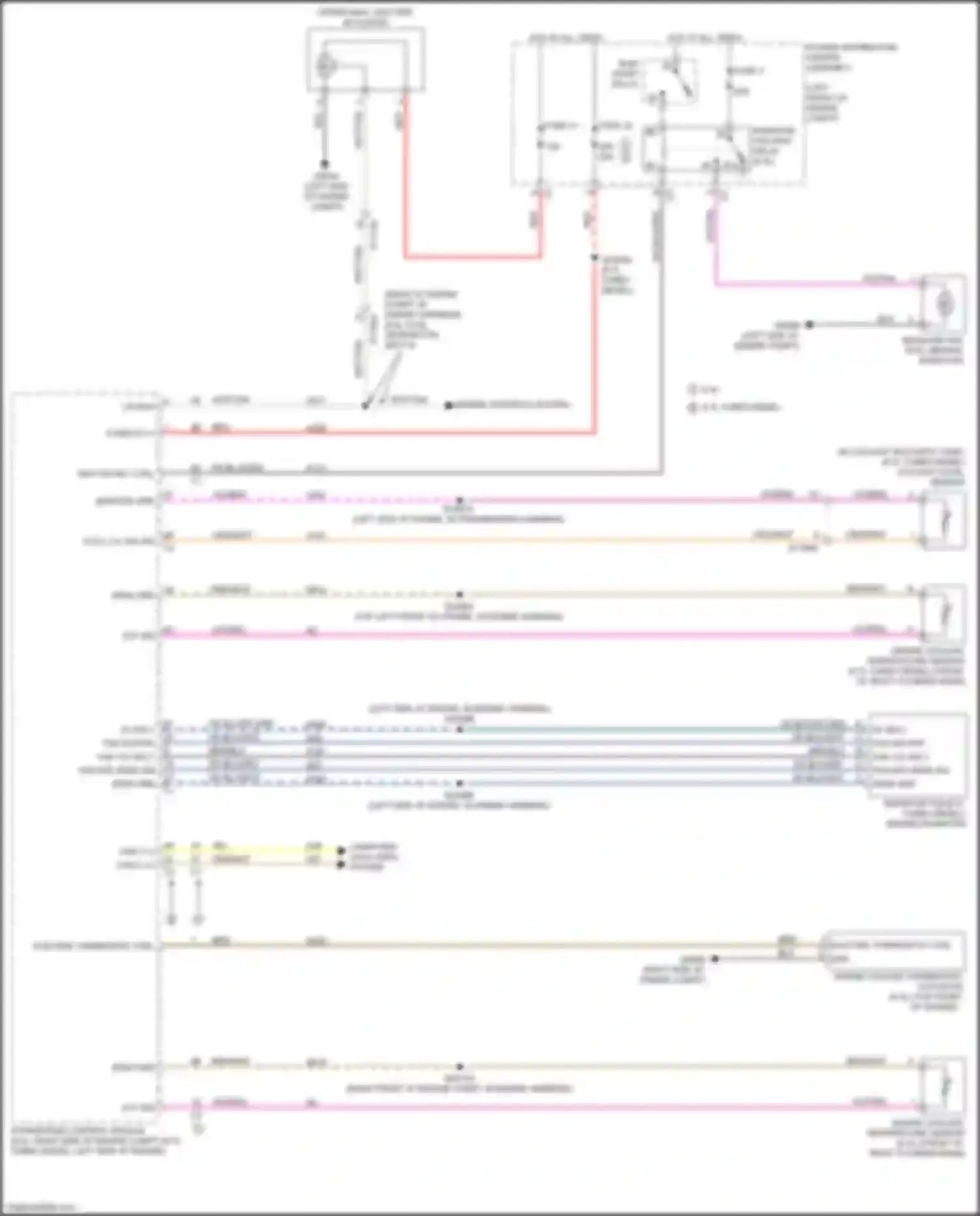 2500 RAM I facelift (2019-2024): Cooling fan circuit
