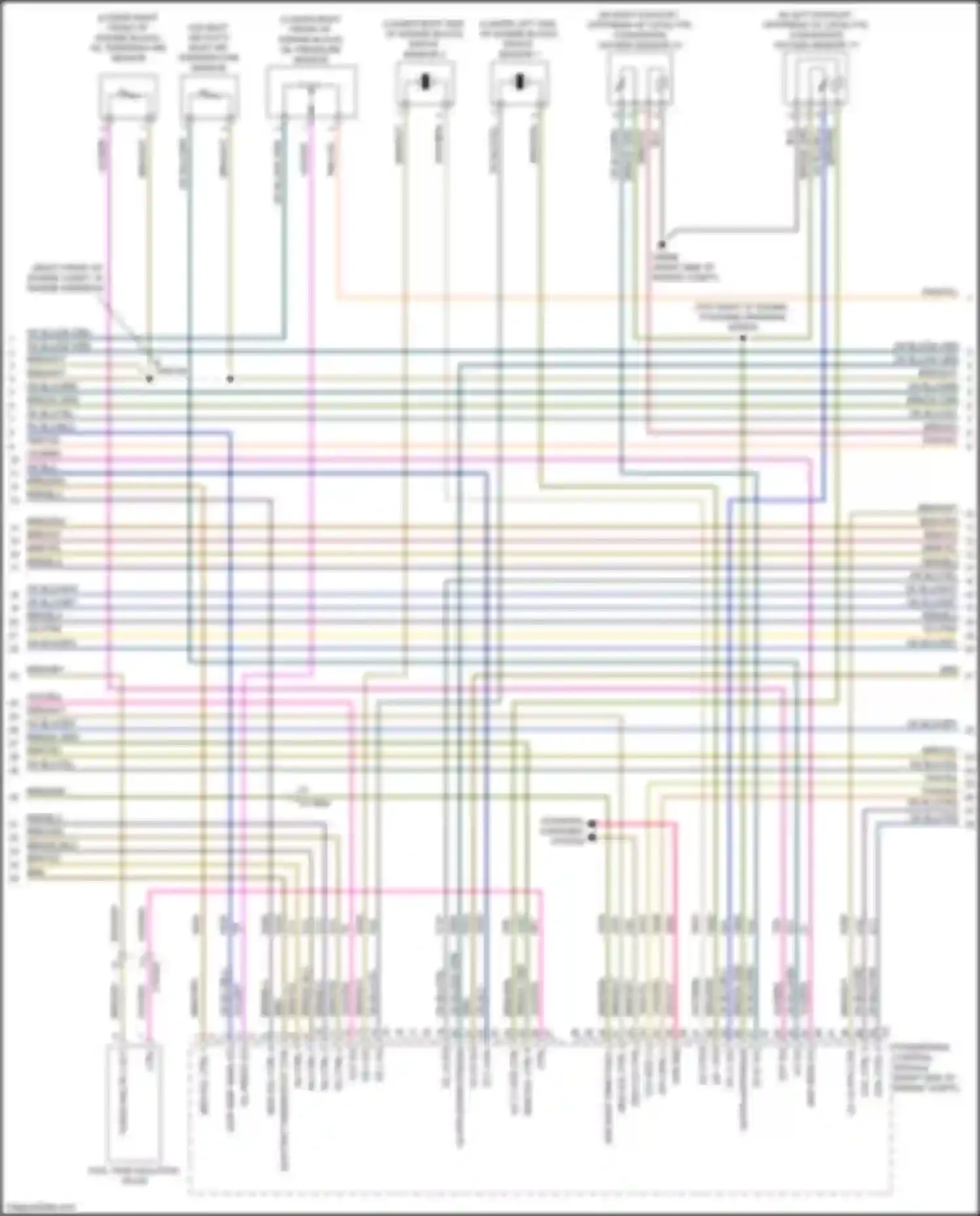 2500 RAM I facelift (2019-2024): Wiring diagram engine performance 6.4l (5 of 6)