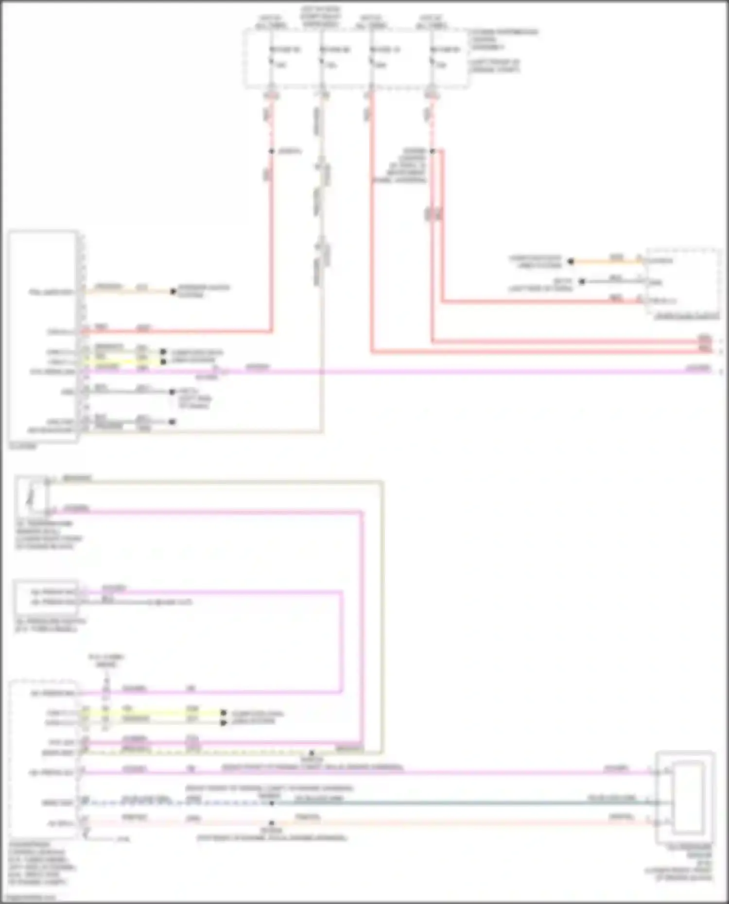 2500 RAM I facelift (2019-2024): Instrument cluster circuit (1 of 2)