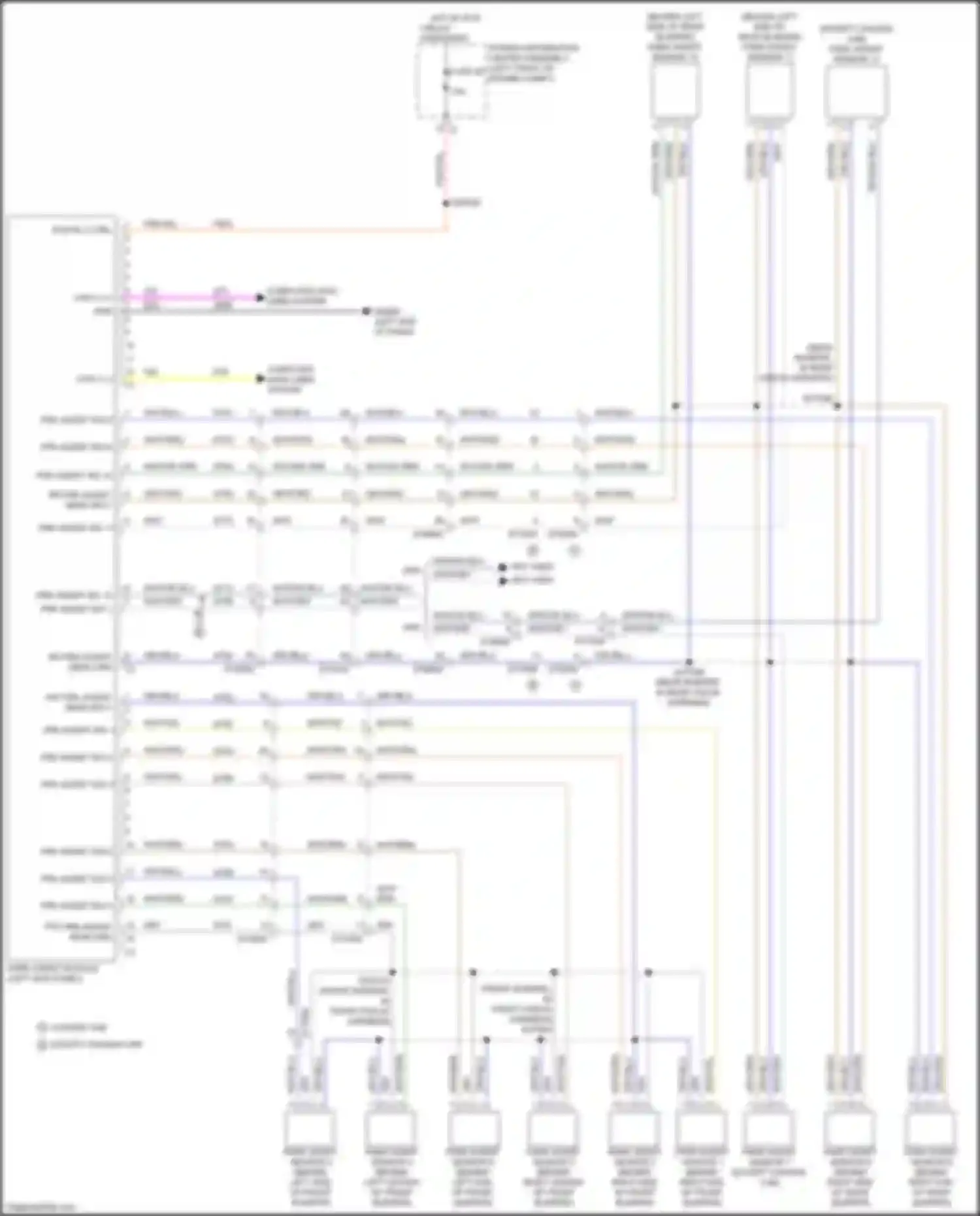 2500 RAM I facelift (2019-2024): Parking assistant circuit