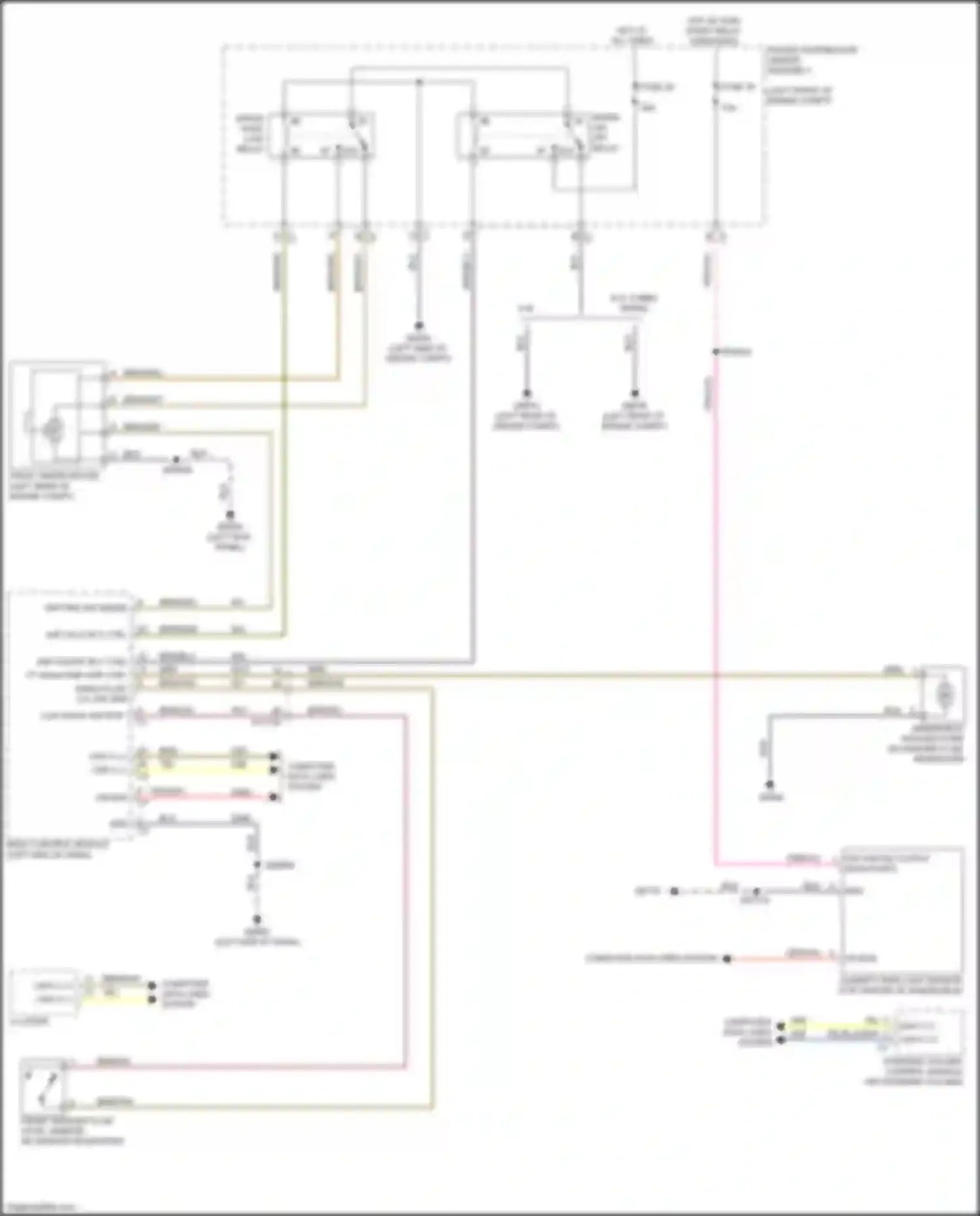 2500 RAM I facelift (2019-2024): Wiper/washer circuit