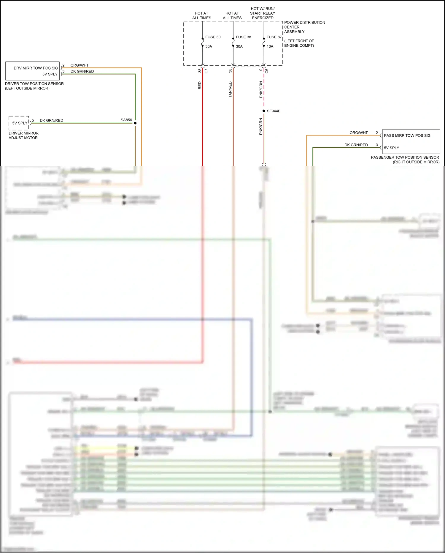 RAM 2500 I facelift (2019-2024) computer data lines system wiring diagram  (8 of 107)