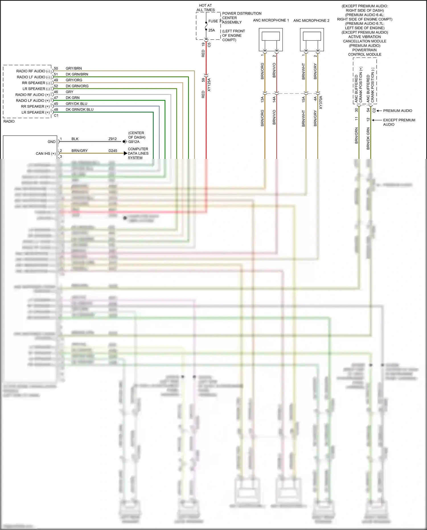 RAM 2500 I facelift (2019-2024) computer data lines system wiring diagram  (41 of 107)