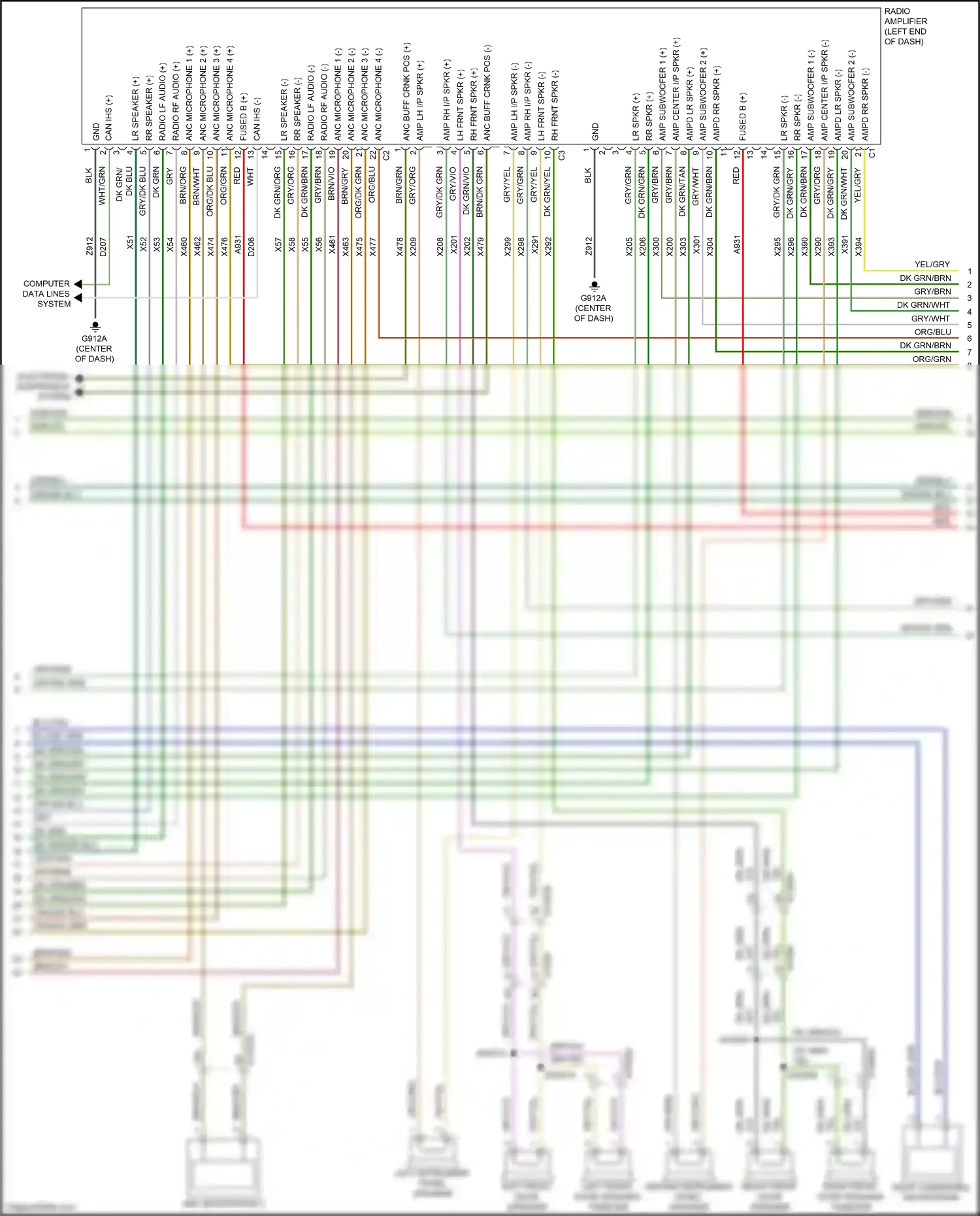 RAM 2500 I facelift (2019-2024) computer data lines system wiring diagram  (86 of 107)