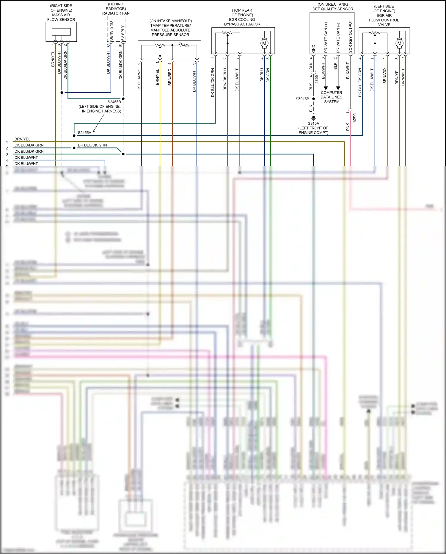 RAM 2500 I facelift (2019-2024) computer data lines system wiring diagram  (97 of 107)