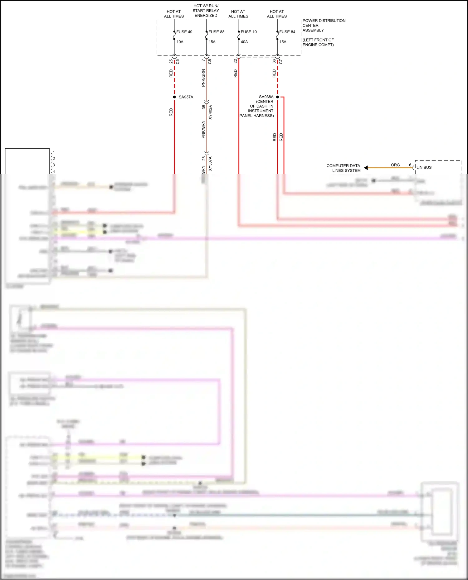 RAM 2500 I facelift (2019-2024) computer data lines system wiring diagram  (44 of 107)