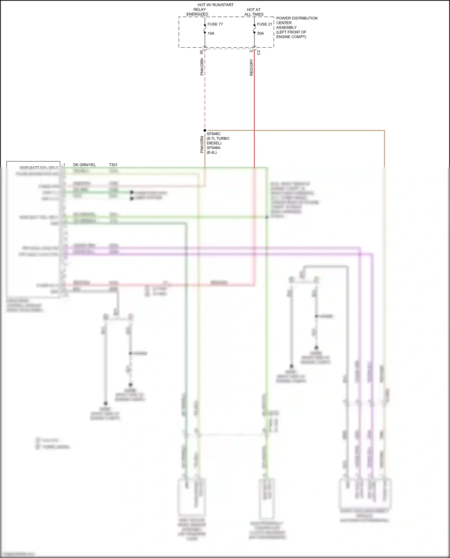 RAM 2500 I facelift (2019-2024) drivetrain control module wiring diagram  (2 of 6)