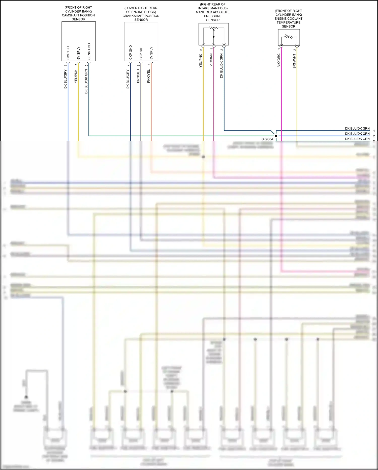 RAM 2500 I facelift (2019-2024) engine coolant temperature sensor wiring diagram  (4 of 5)