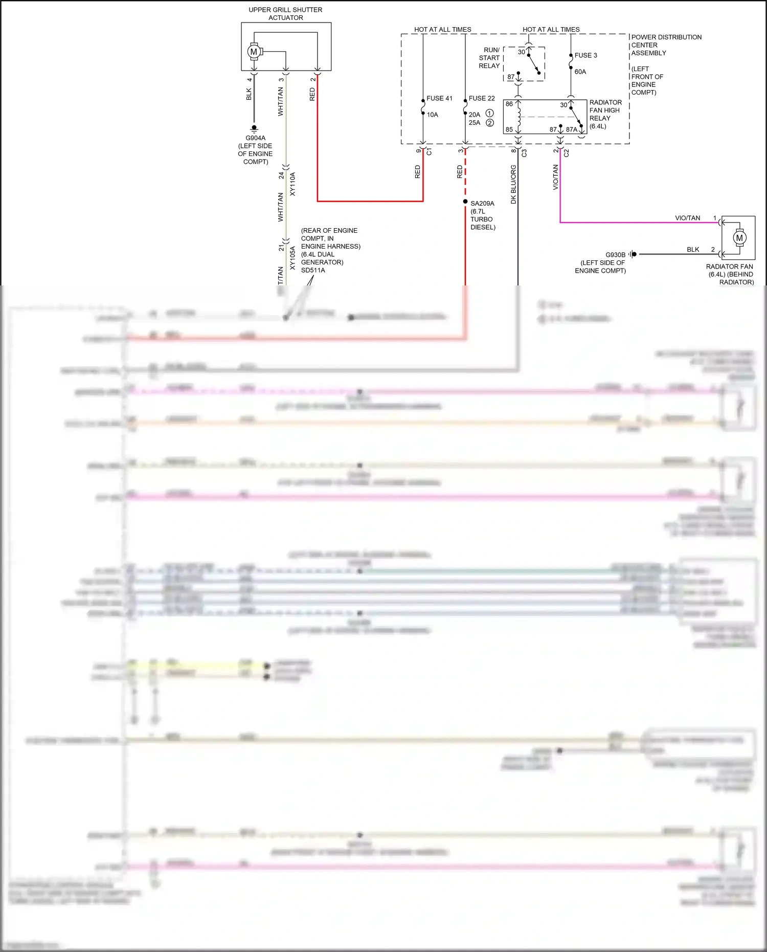 RAM 2500 I facelift (2019-2024) engine coolant temperature sensor wiring diagram  (2 of 5)