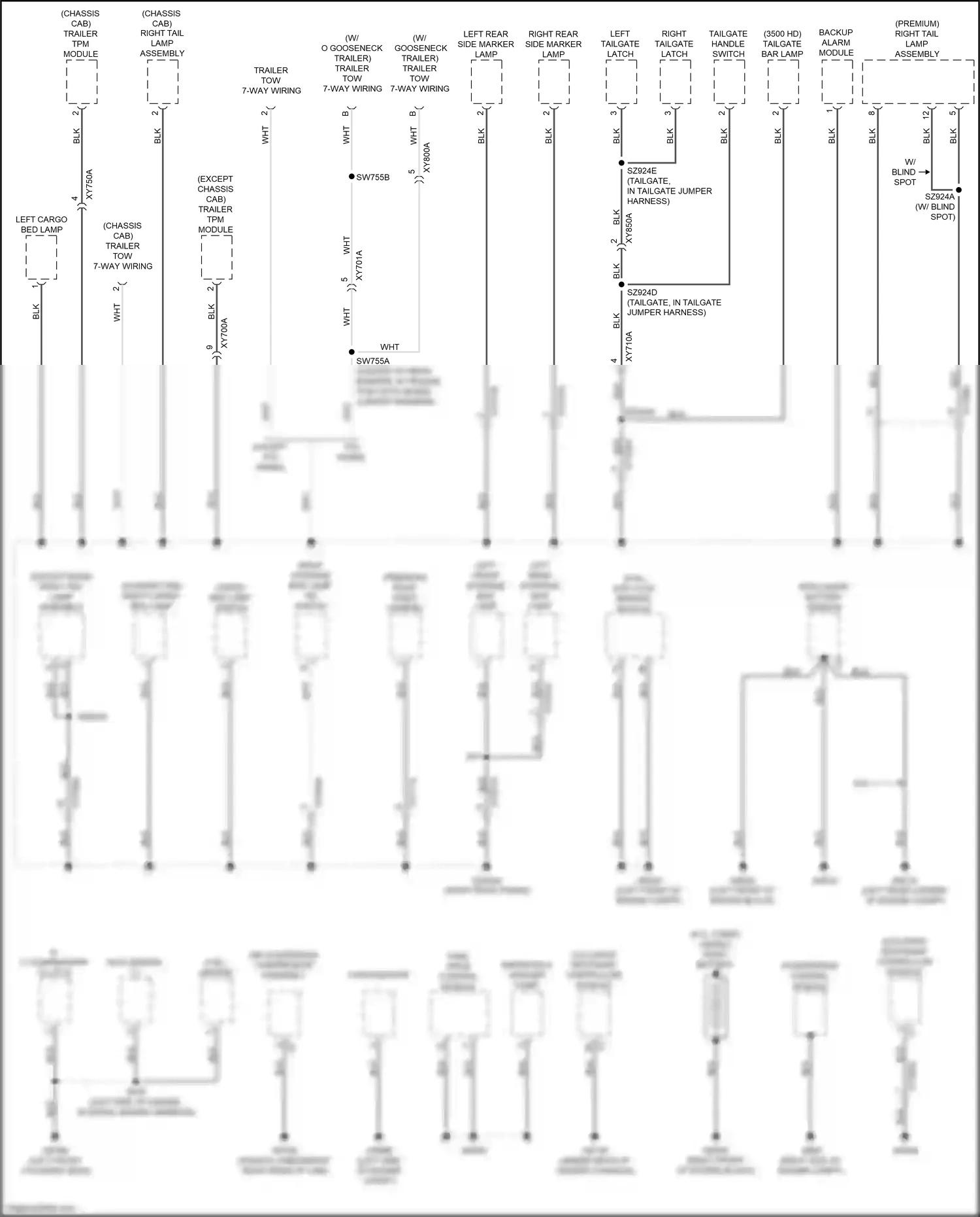 RAM 2500 I facelift (2019-2024) final drive control module wiring diagram  (4 of 6)