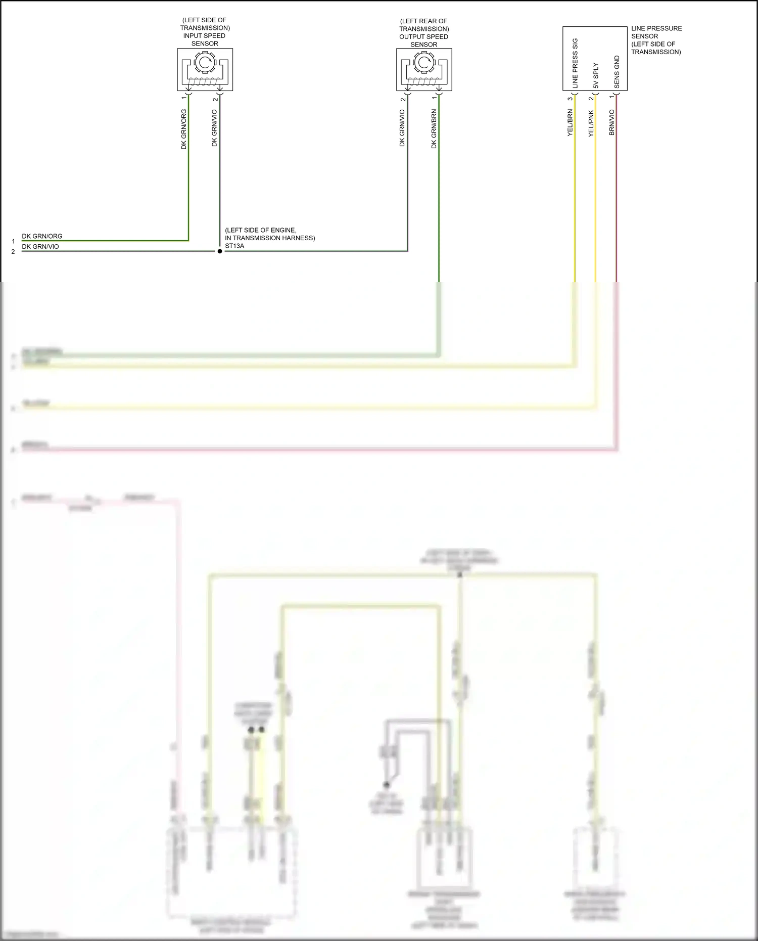 RAM 2500 I facelift (2019-2024) input speed sensor wiring diagram  (1 of 1)