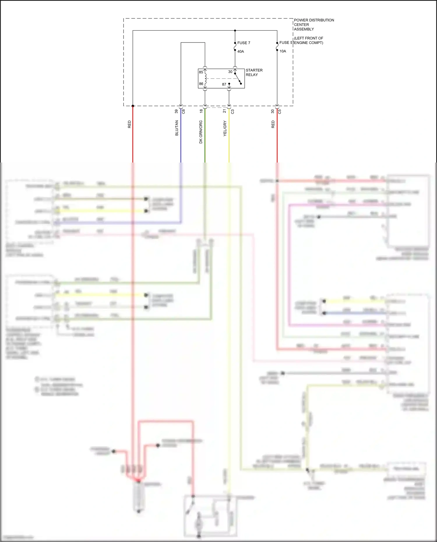 RAM 2500 I facelift (2019-2024) powertrain control module wiring diagram  (10 of 23)