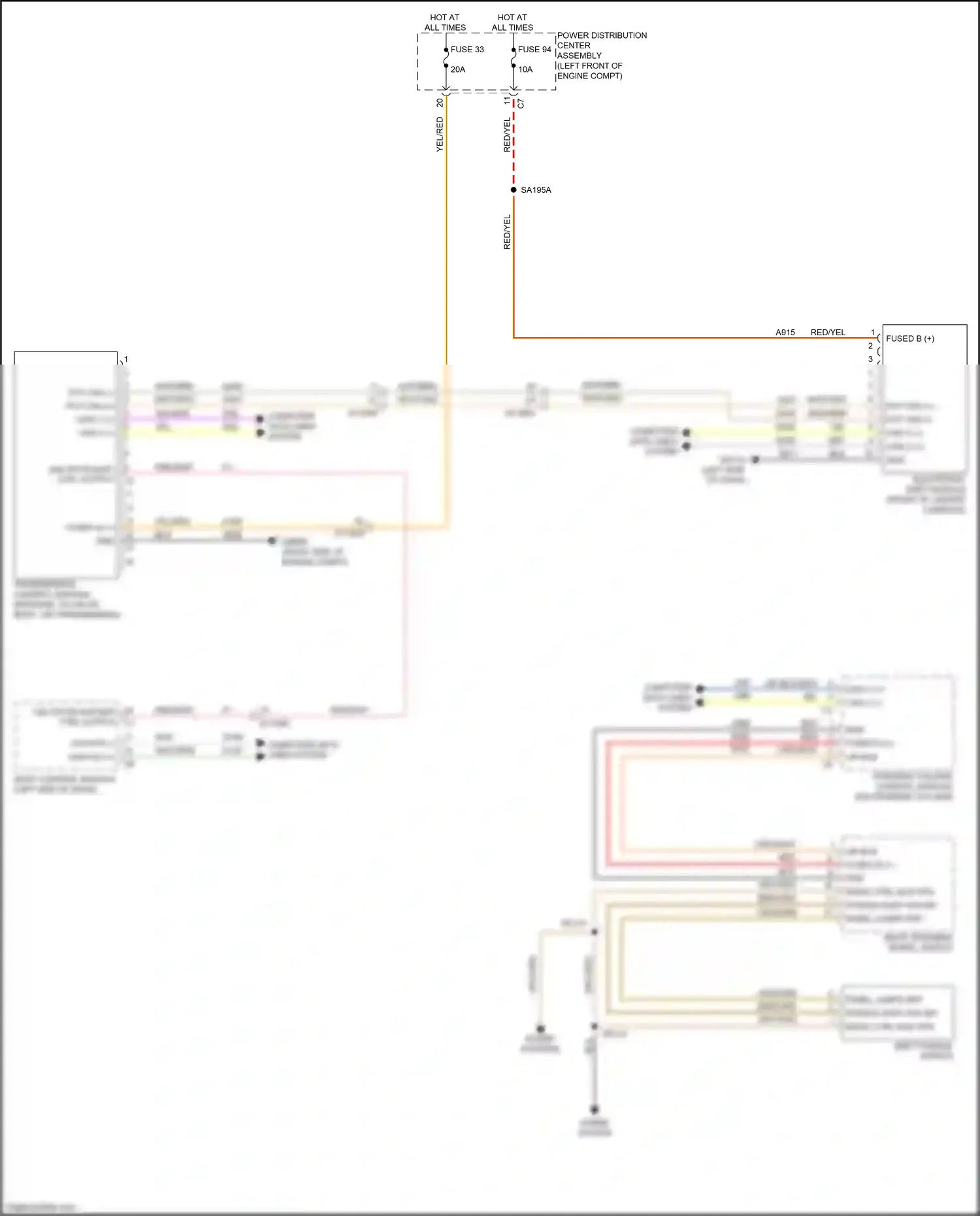 RAM 2500 I facelift (2019-2024) shift paddle switch wiring diagram  (1 of 2)