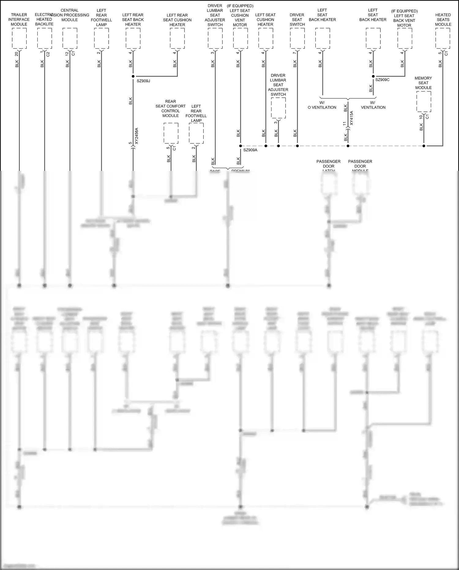 RAM 2500 I facelift (2019-2024) trailer interface module wiring diagram  (2 of 4)