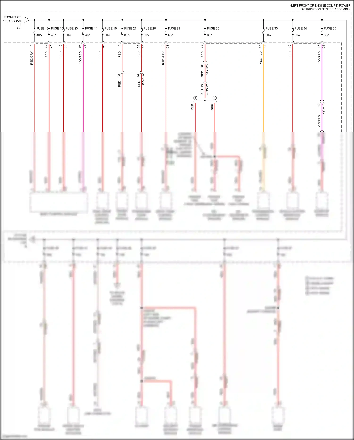 RAM 2500 I facelift (2019-2024) trailer interface module wiring diagram  (3 of 4)