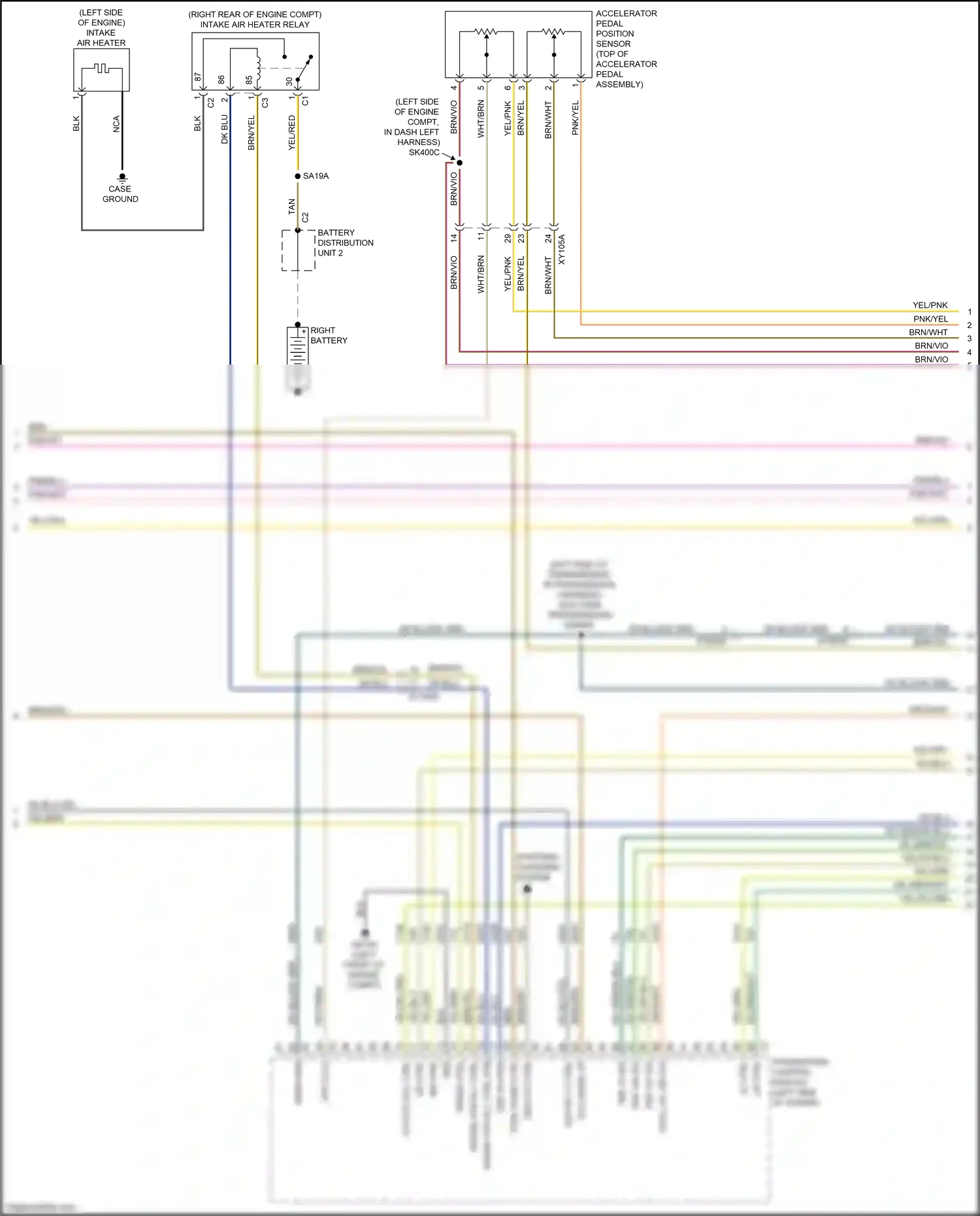 RAM 2500 I facelift (2019-2024) trans ctrl wiring diagram  (2 of 2)