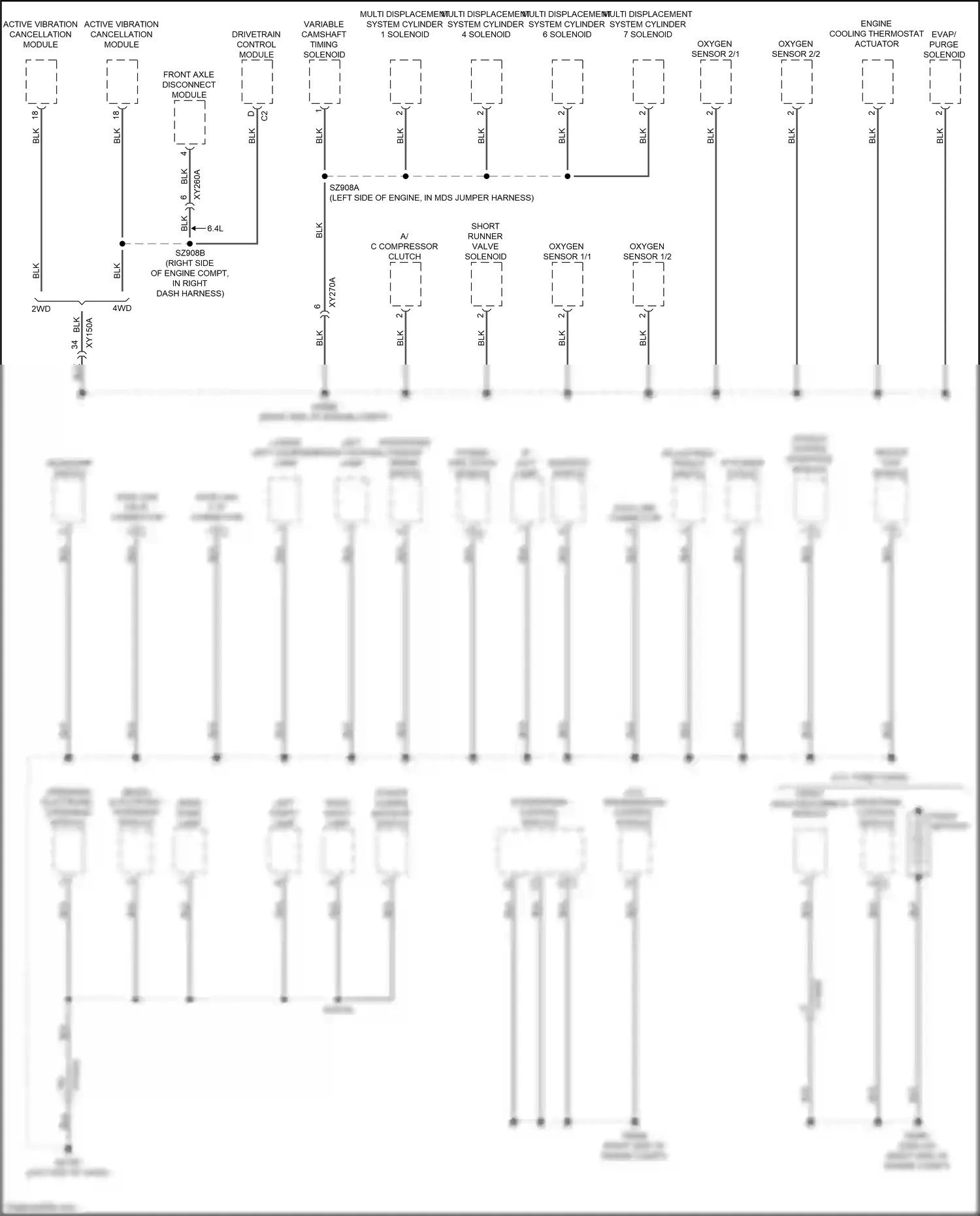 RAM 2500 I facelift (2019-2024) vehicle system interface module wiring diagram  (1 of 2)