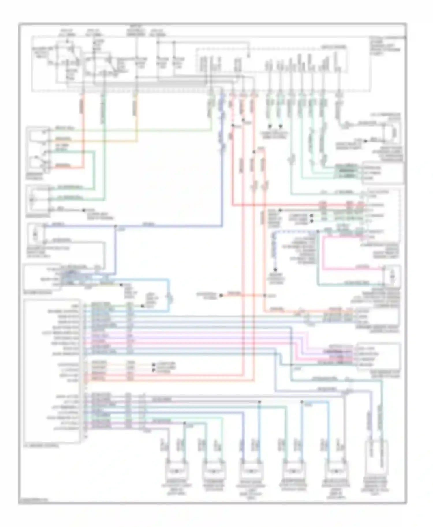 Pickup 1500 RAM  (2011-2012): Automatic a/c circuit