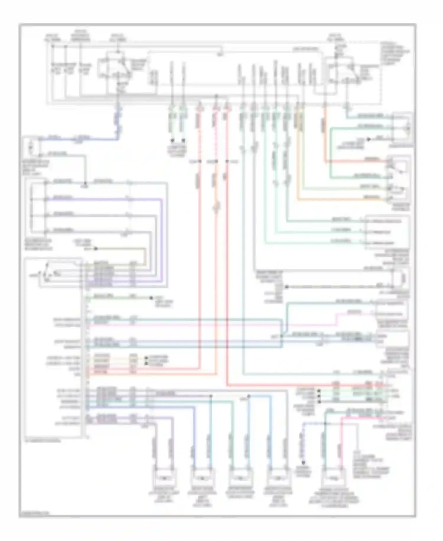 Pickup 1500 RAM  (2011-2012): Manual a/c circuit