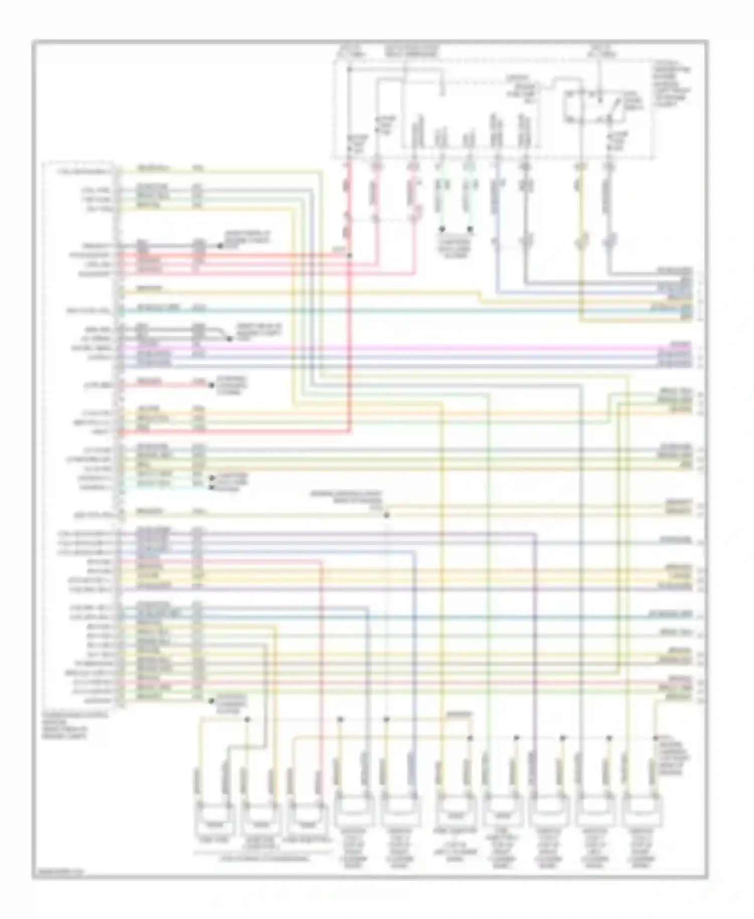 Pickup 1500 RAM  (2011-2012): Wiring diagram engine performance 5.7l (1 of 5)