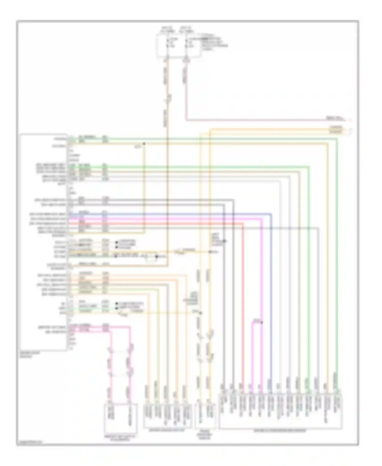 Pickup 1500 RAM  (2011-2012): Memory mirrors circuit (1 of 2)