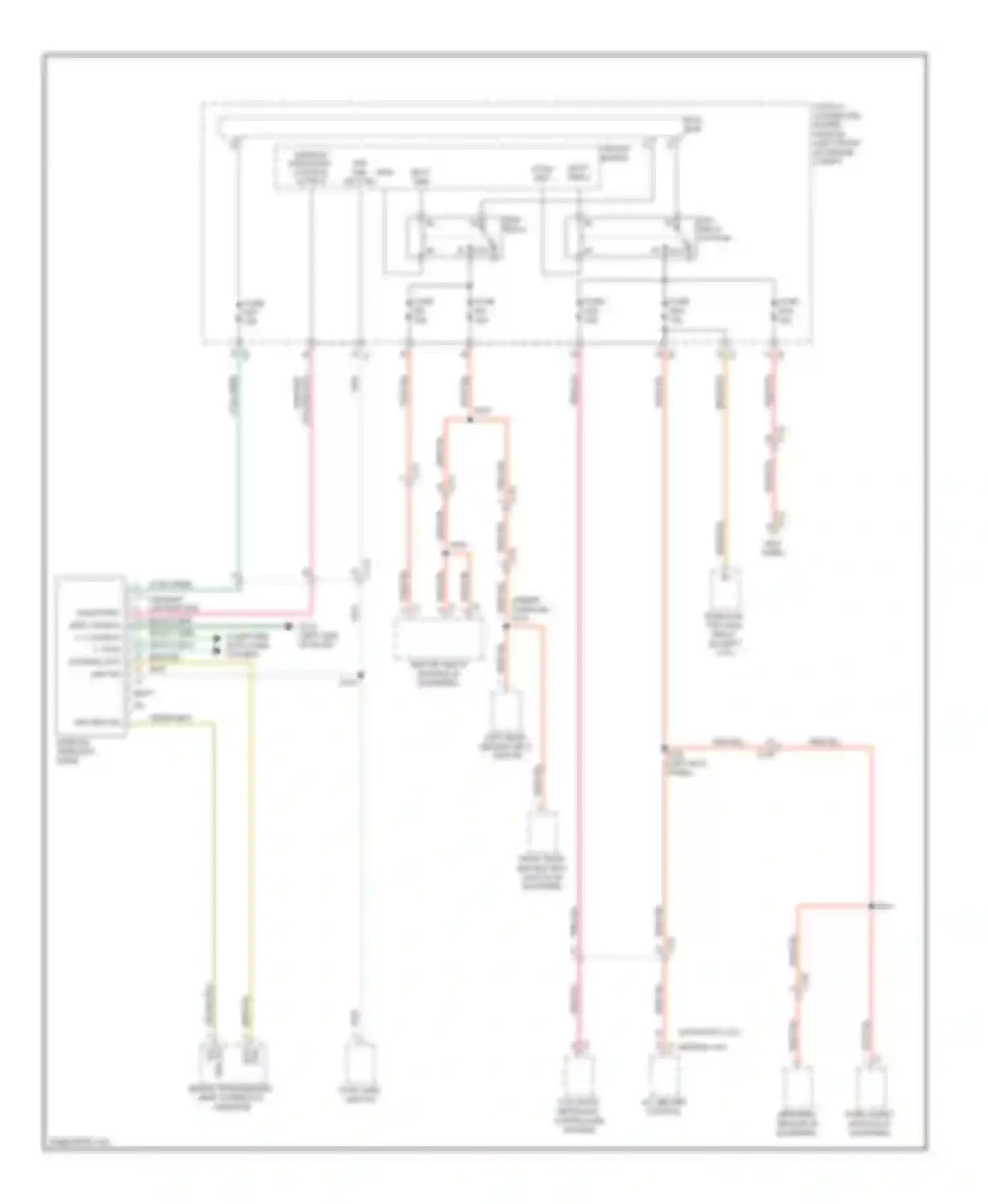 Pickup 1500 RAM  (2011-2012): Power distribution circuit (3 of 4)
