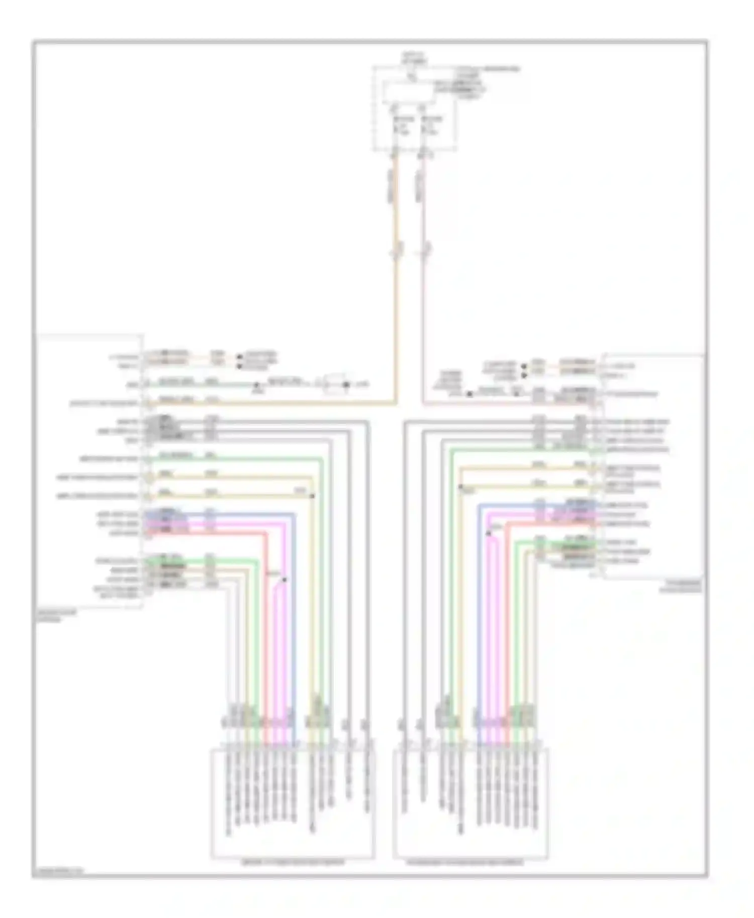 Pickup 1500 RAM  (2011-2012): Power mirrors circuit
