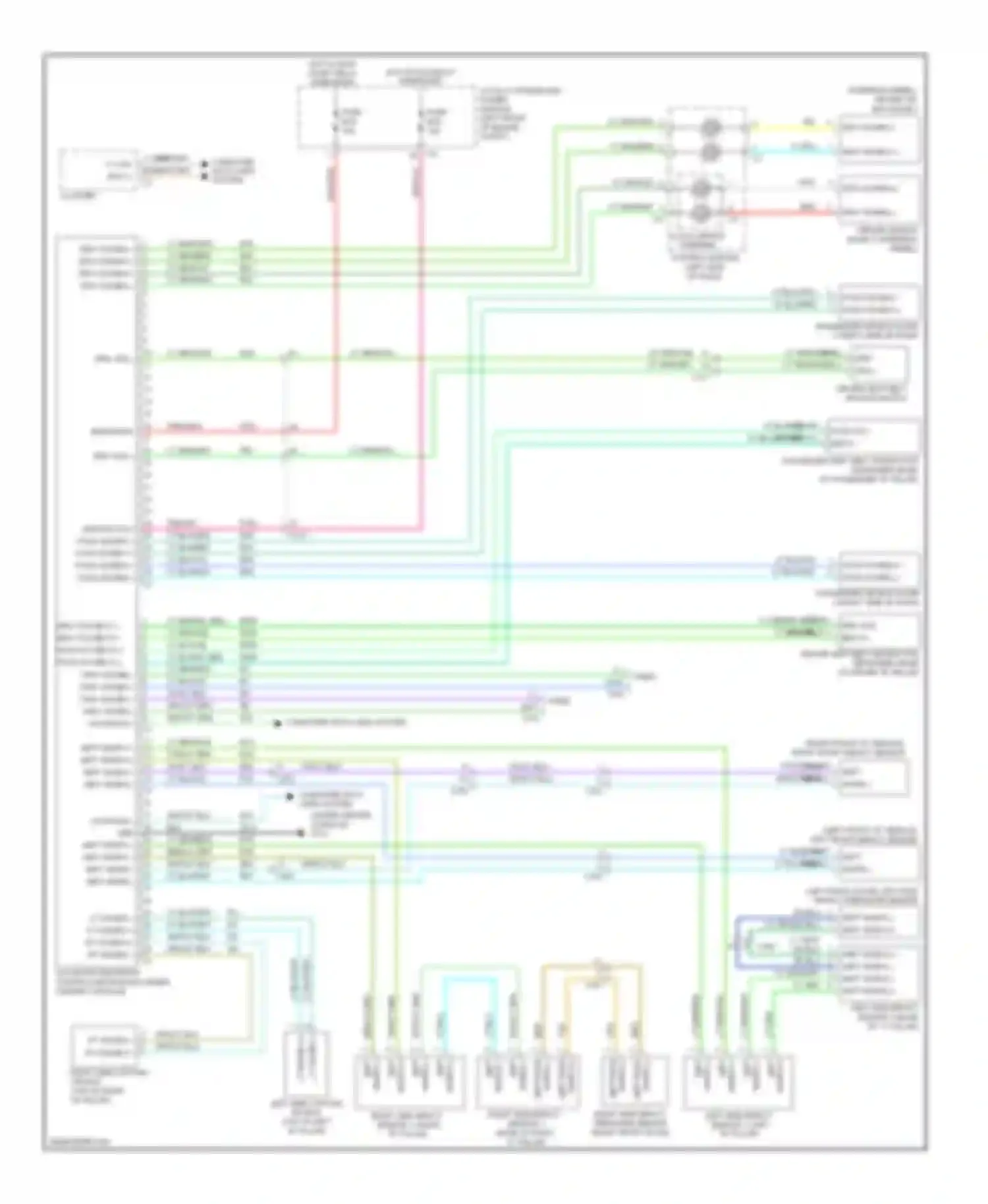 Pickup 1500 RAM  (2011-2012): Supplemental restraints circuit